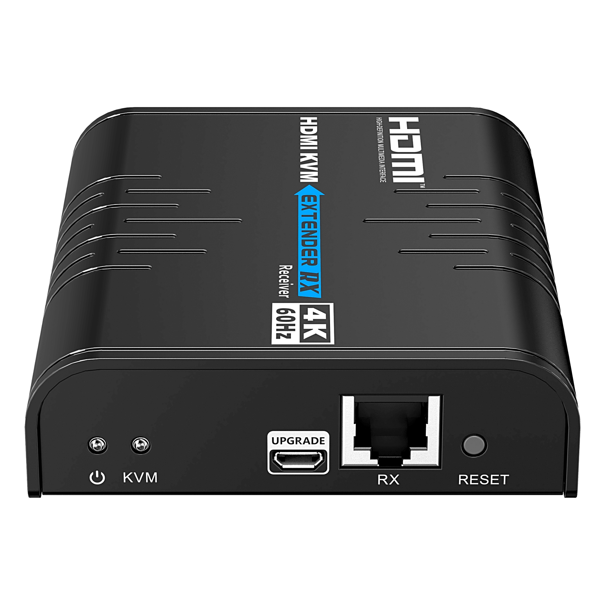 Receptor KVM HDMI / 4K 60 Hz / Extensión 120 m (393.7 ft) / 18 Gbps / IPColor Stream / USB HID / HDCP 2.2