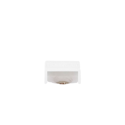 Tapa final color blanco de PVC auto extinguible,  para canaletas TMK1020, TMK1020SD, TMK1020CD (5190-02001) 