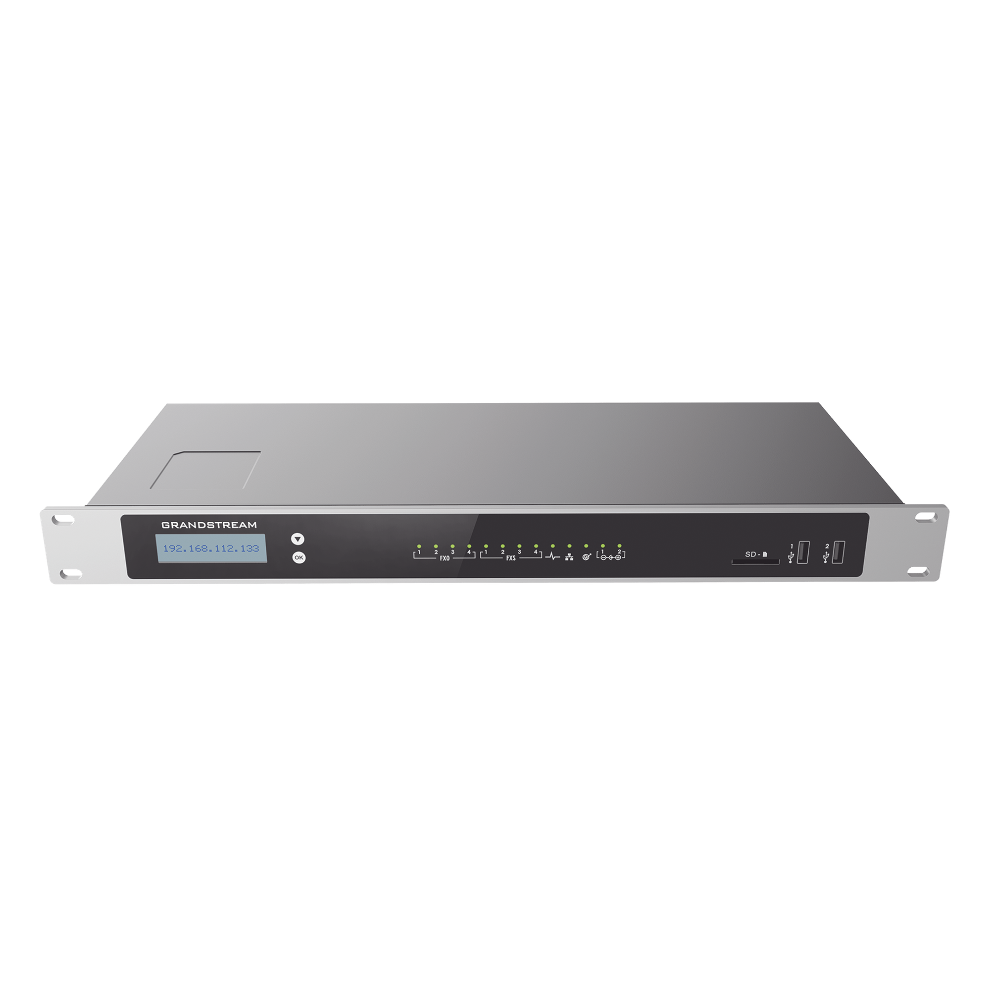 Conmutador IP-PBX / 2000 Usuarios / 300 Llamadas Simultáneas / 4 FXO / 4 FXS / Videoconferencia 1080p / Gestión en la Nube