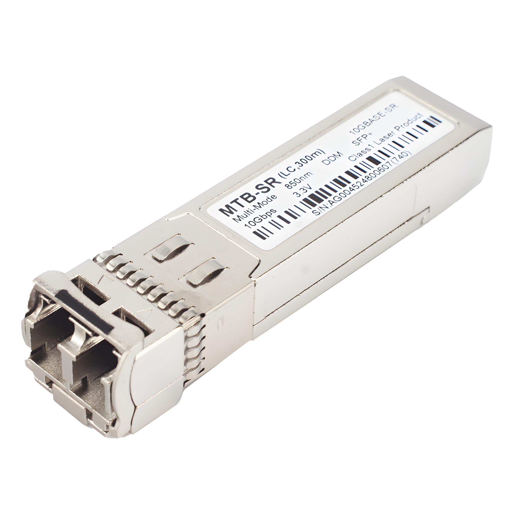 Transceptor SFP+ / 10GBASE-SR / Multimodo LC / 300 m (984 ft) / 850 nm — PLANET · SKU MTB-SR