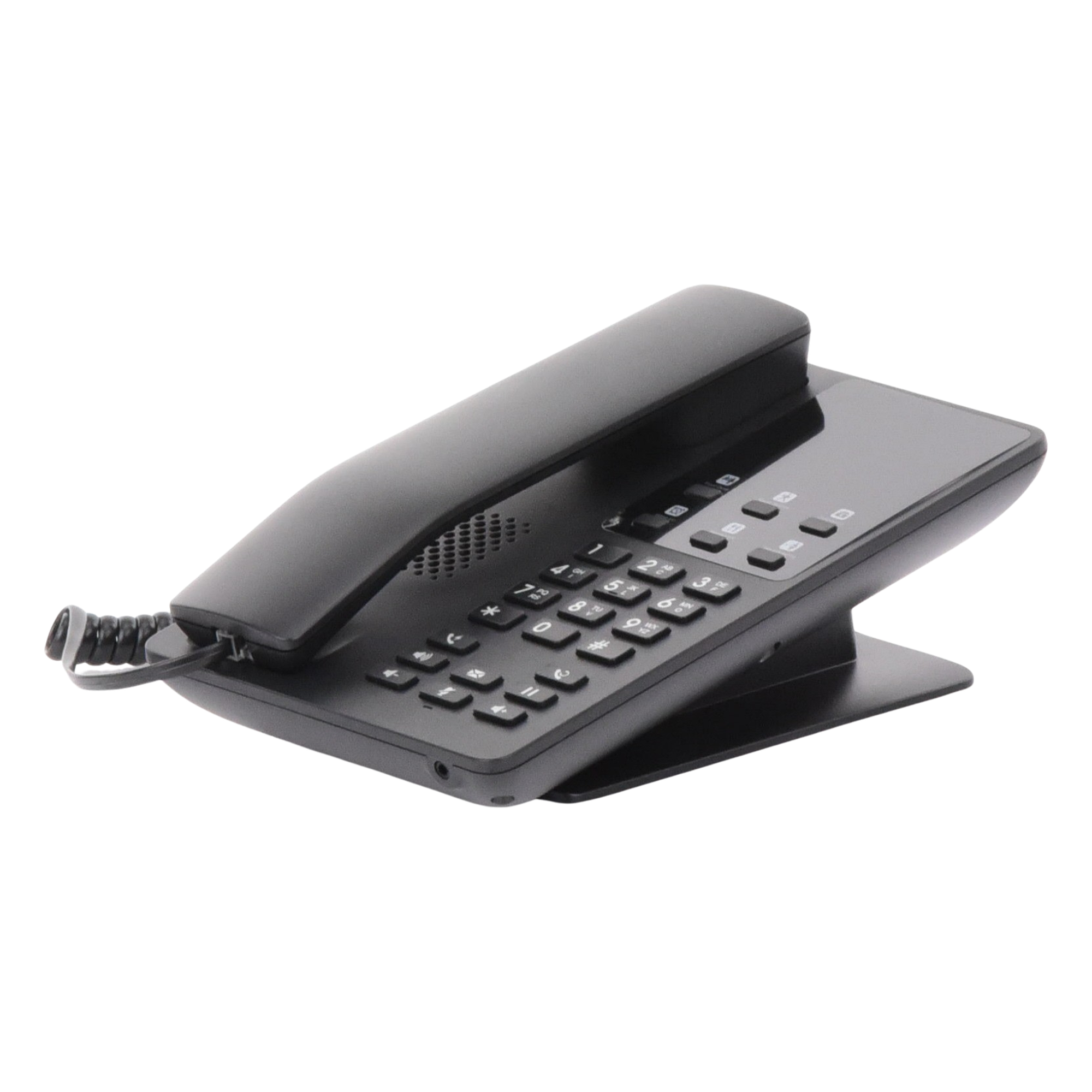 Teléfono IP Hotelero / 2 Líneas SIP / Audio HD Opus / 6 Teclas Programables / 10 Marcación Rápida / Montaje Pared o Escritorio