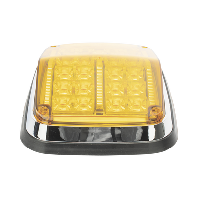Luz de advertencia de 8 X 6", Color Ámbar, SAE,  IP67, Ideal para Ambulancias