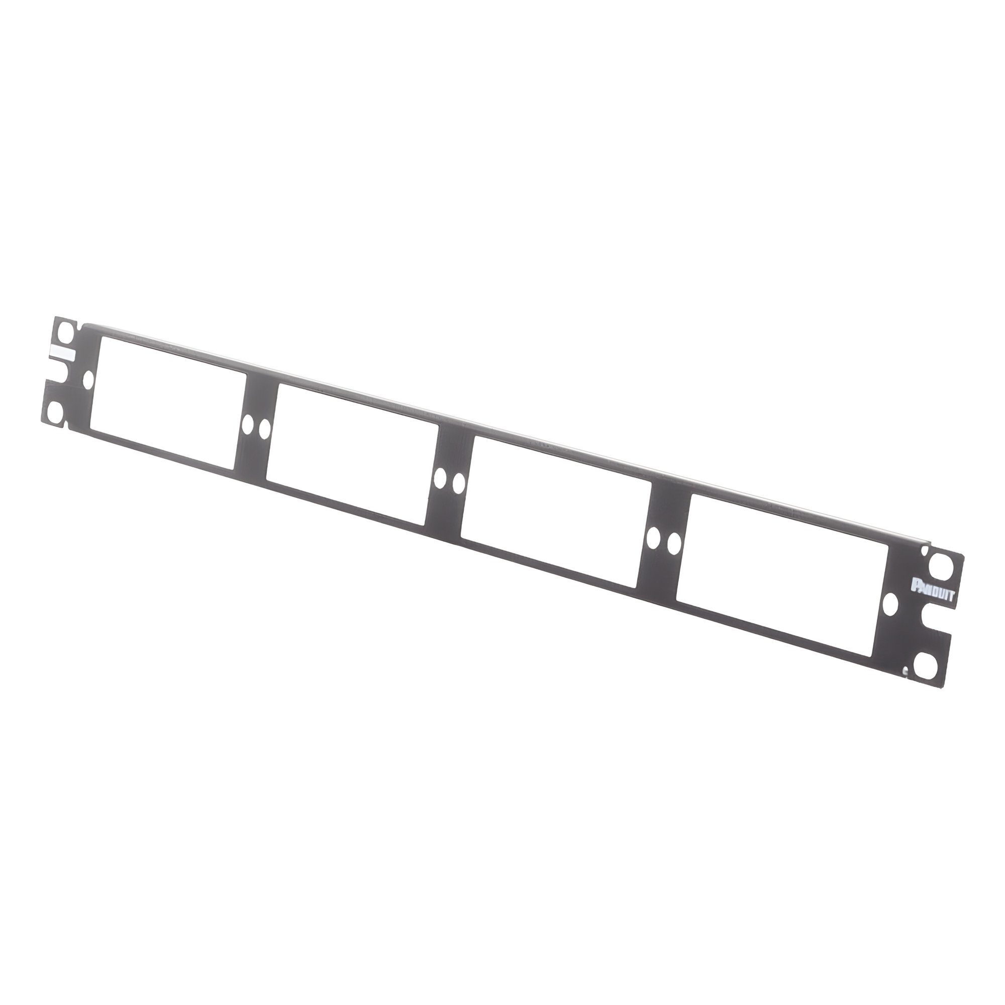 Patch Panel de Fibra Óptica / 1UR / 19 pulgadas / 4 Placas Acopladoras / 1.58 x 0.14 x 0.04 pies