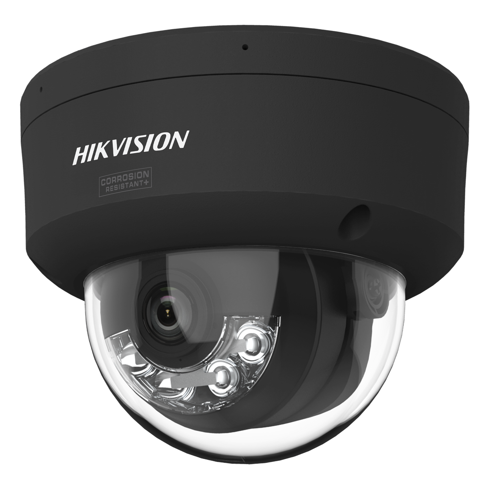 Domo IP / 4 Megapixel / Lente 2.8 mm / 98.4 ft IR + Luz Blanca / 2 Micrófonos / IP67 / WDR 130 dB / AcuSense 3.0 / Metal / NEMA 4X / AcuSeek — HIKVISION · SKU DS-2CD2147G3-LIS2UY(BLACK)
