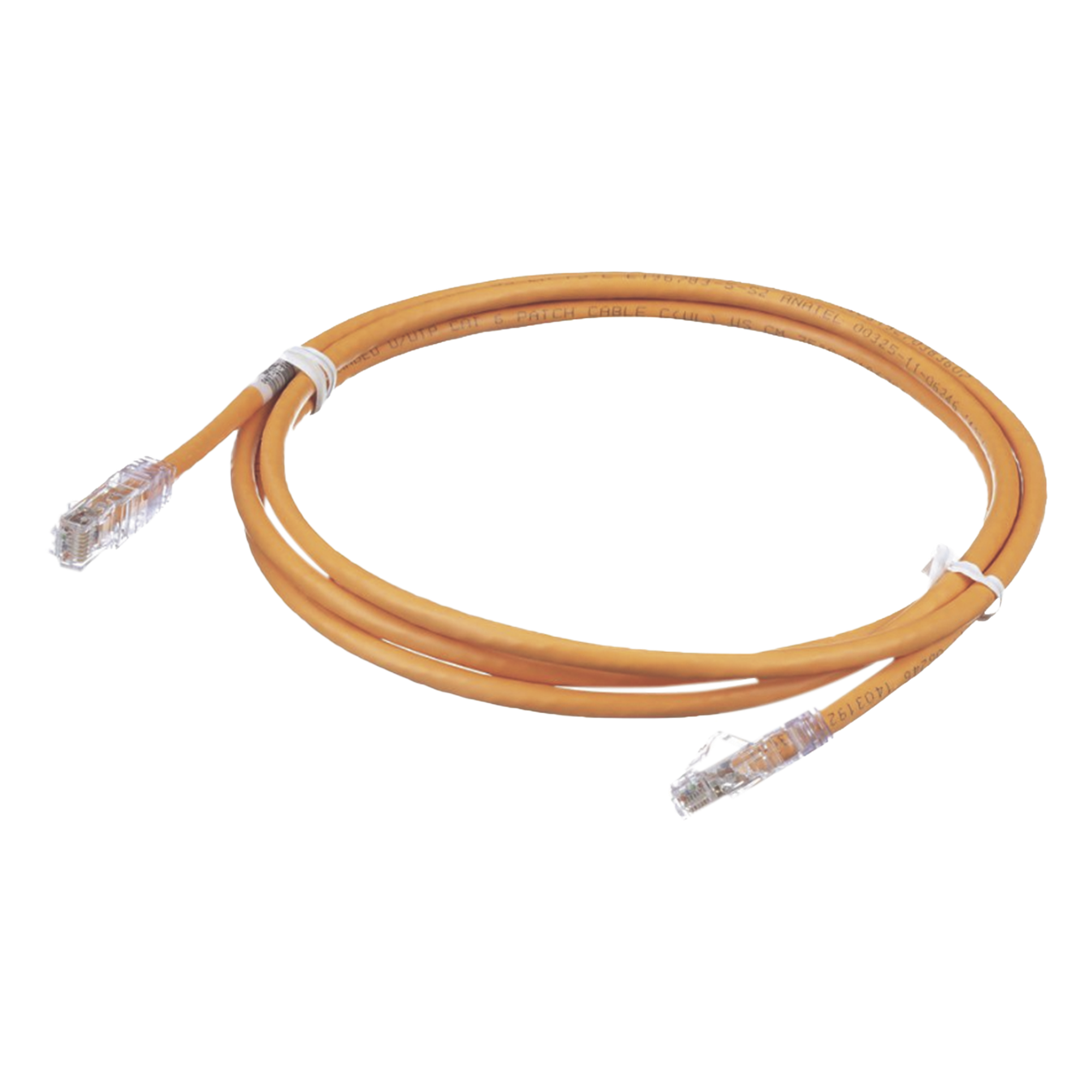 Cable de Parcheo UTP / Cat6 / 24 AWG / CM / 0.91 m (3 ft) / Naranja