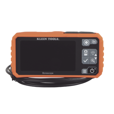 Cámara Boroscopio de Inspección 5.5mm 720p USB-C,  LCD 4.3" Color, Cuello de Cisne Nylon de 10' (3m) con Imán, Espejo, 6 LED´s. Batería Io-Li Recargable. Ideal en Electricidad, HVAC, Plomería y Aviación