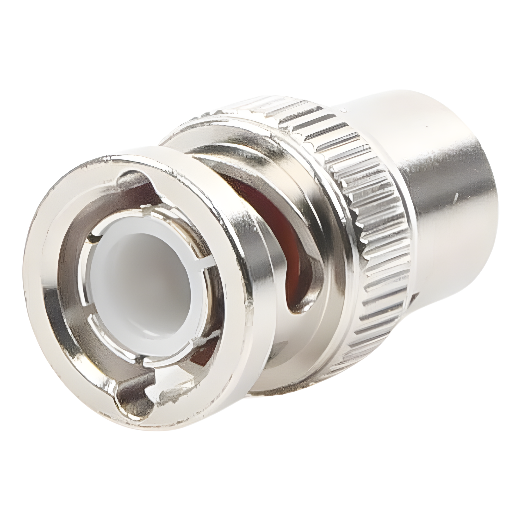 Conector BNC Macho / Rosca / Compatibilidad RG-58/U, RG-142/U, LP-142 / Cuerpo Níquel / Contacto Oro / Aislante Delrin — RF INDUSTRIES,LTD · SKU RFB-1100-2