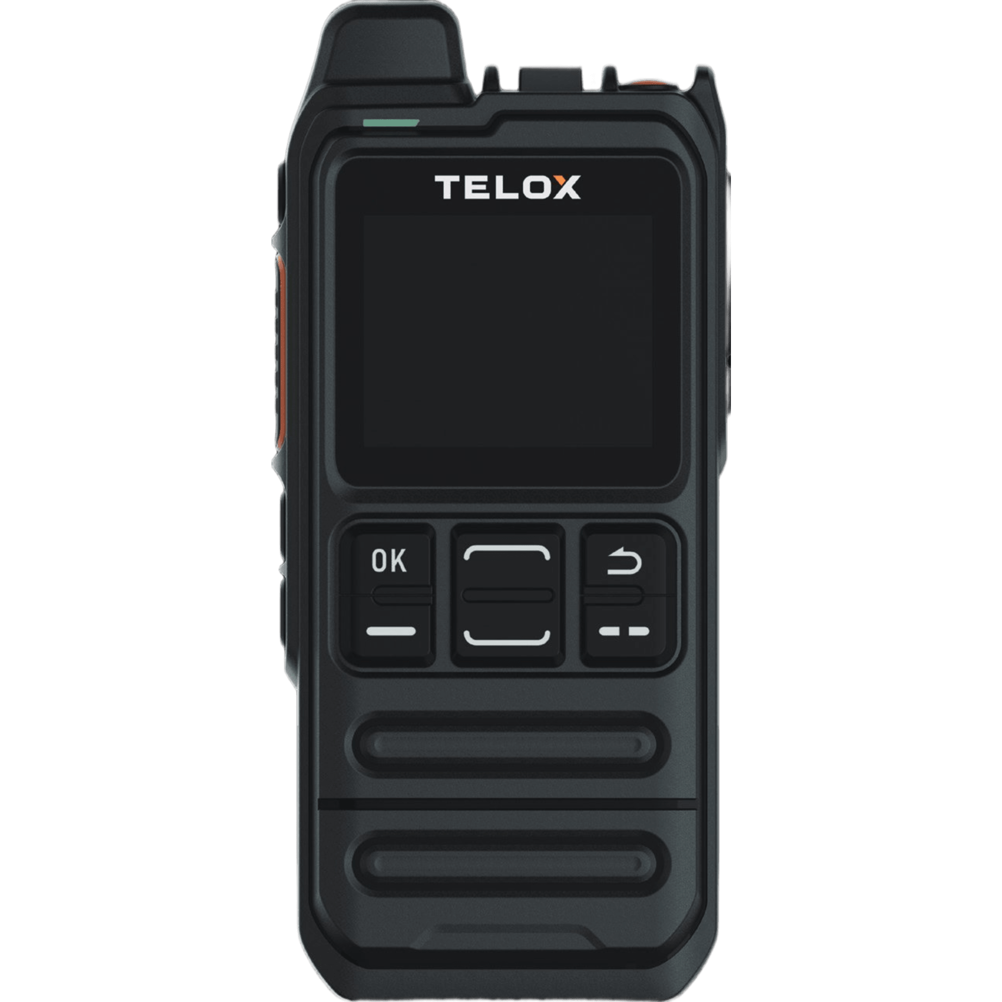 Radio PoC LTE / Tamaño de Bolsillo 113 mm / Audio 3W / IP54 / Batería 4000 mAh / Doble SIM LTE Cat.4 / Pantalla 1.77" / Wi-Fi Dual Banda / GPS