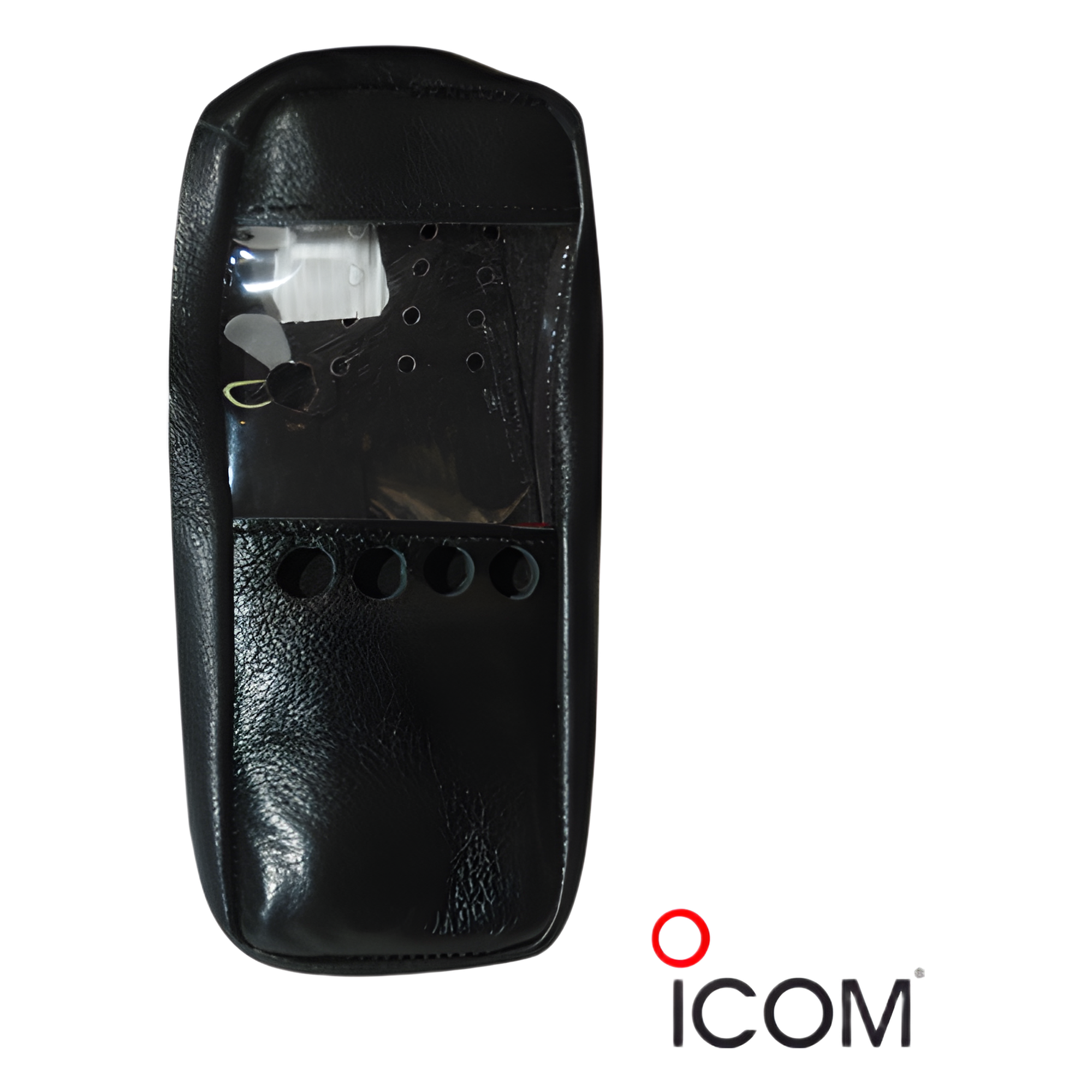 Funda de Piel Reforzada / Compatible IC-F3021S/4021S/3021T/4021T / Protección contra Impactos / Diseño Ergonómico / Uso en Exteriores — SYSCOM · SKU FSMIC-F3021