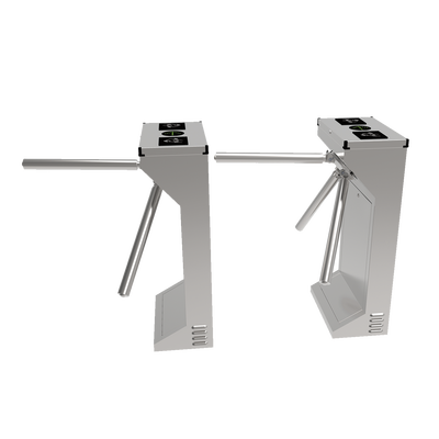Torniquete Industrial en Acero Inoxidable, Bidireccional, USO RUDO, Espacio para Lectora de Proximidad