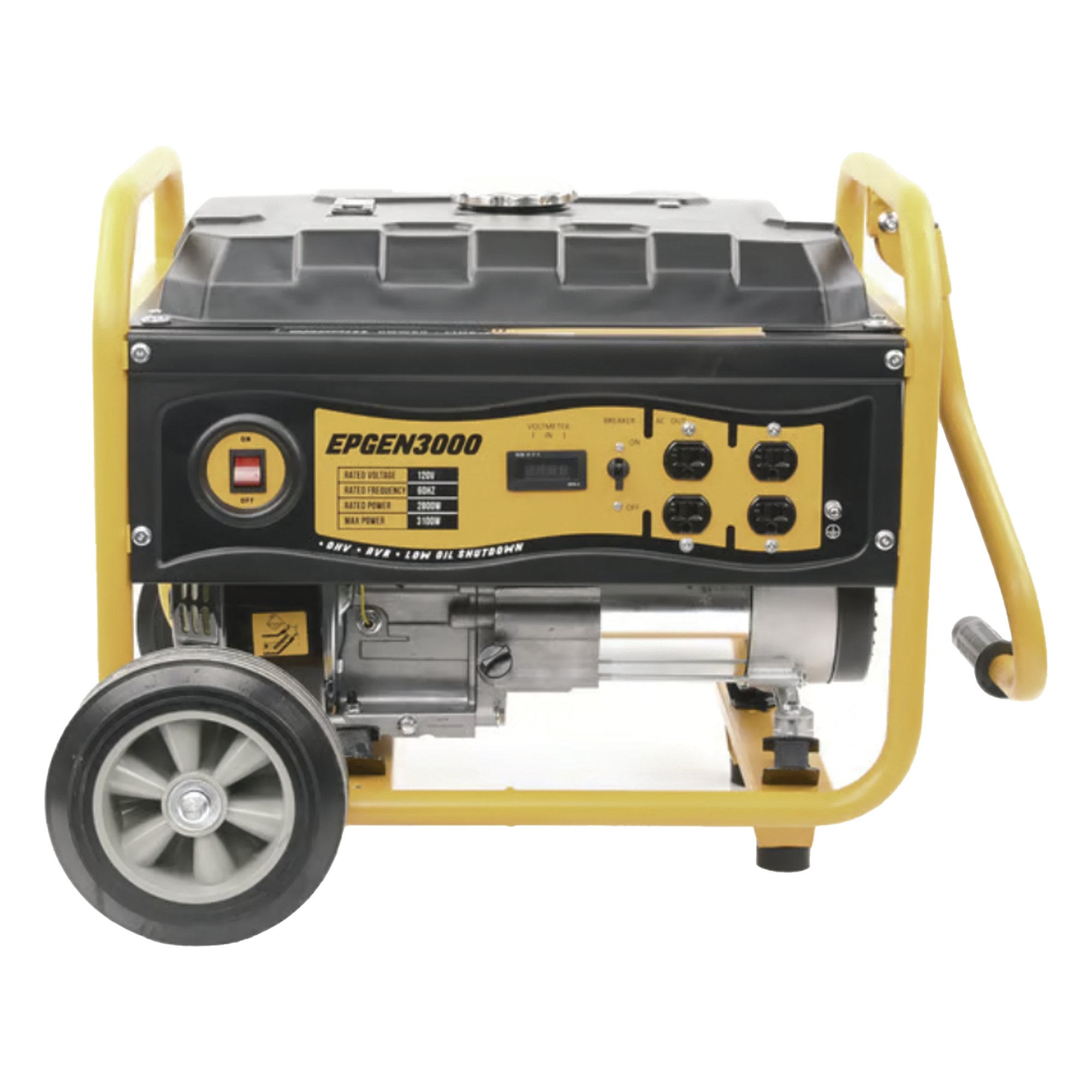 Generador a Gasolina / 3,000 W / 7 HP / 110 Vca / Arranque Manual / 15 L / 10 h Continuas / 96 dB(A) — EPCOM POWERLINE · SKU EPGEN3000