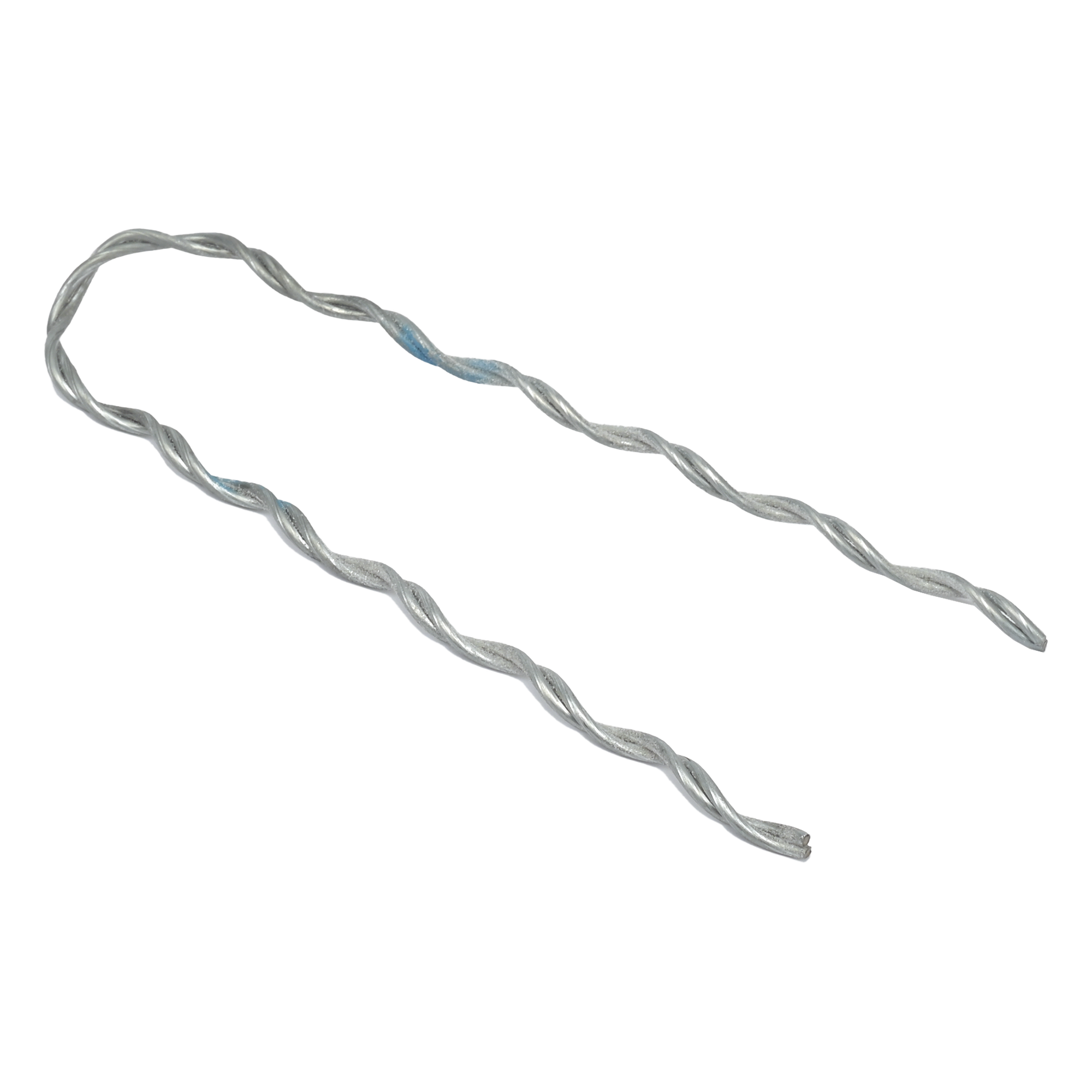 Remate Preformado para Cable Guía de Acero / Acero Galvanizado / Ø 1.2 - 1.3 mm / Tensión 1300 N / Longitud 160 mm (0.52 ft) / Instalación sin Herramientas