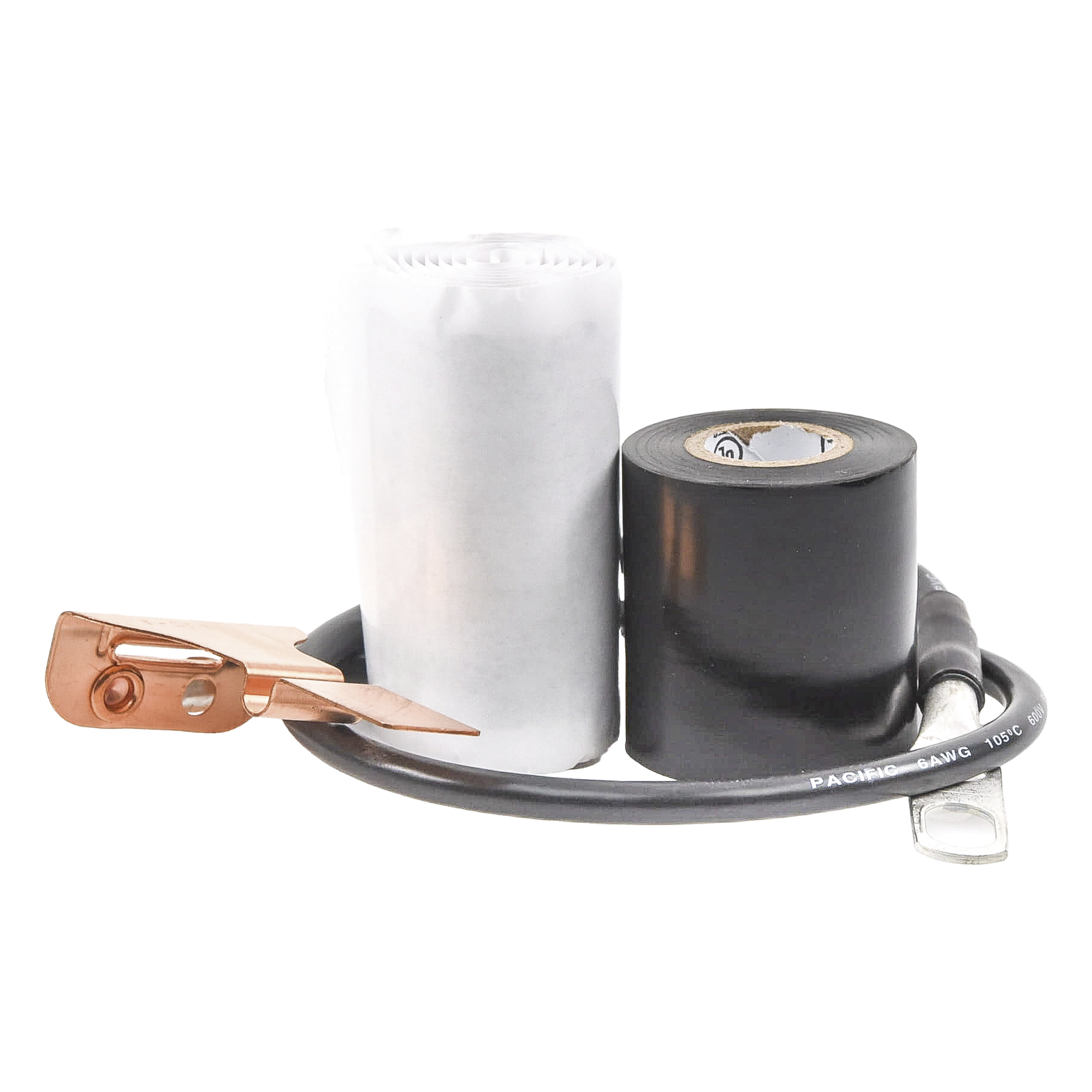 Kit de Aterrizaje para Cable Coaxial 1/2" / Conductor 24" (61 cm) / IP68 / -40°C a +85°C / 100,000 A