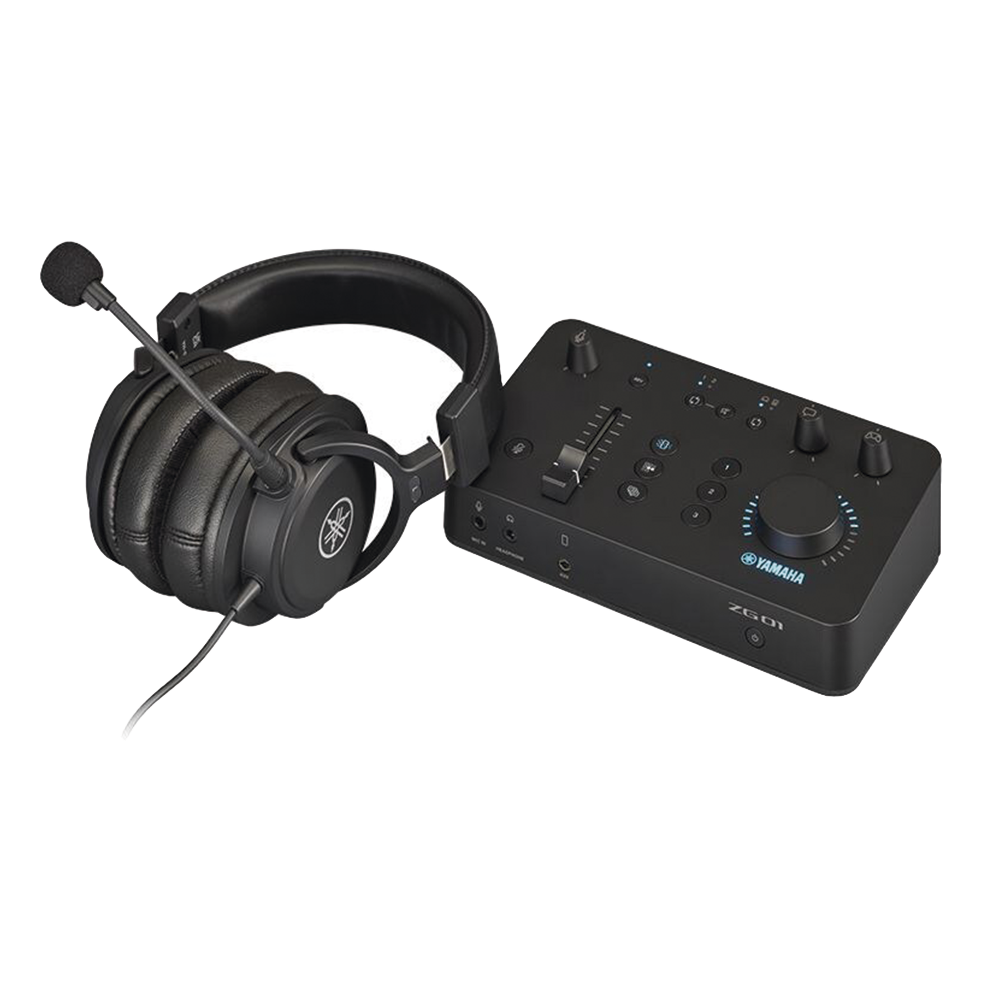 Kit de Audio para Gaming / Controlador de Mezcla + Auriculares / HDMI 2 Entradas/1 Salida / USB / DSP con Efectos de Voz — YAMAHA · SKU ZG01PACK