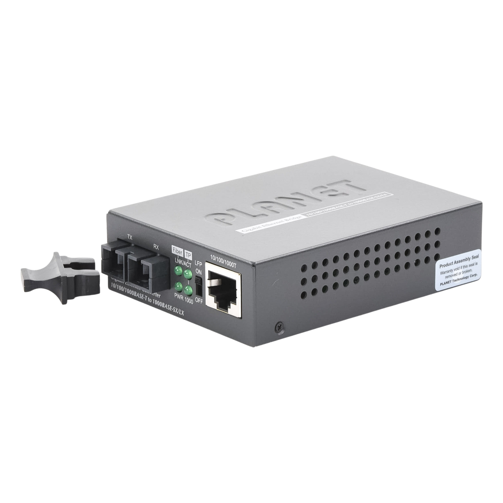Convertidor de Medios / 1000 Mbps / Fibra Óptica Mono-Modo / 20 km (12.4 mi) / Conector SC / RJ45 Auto-MDI/MDI-X