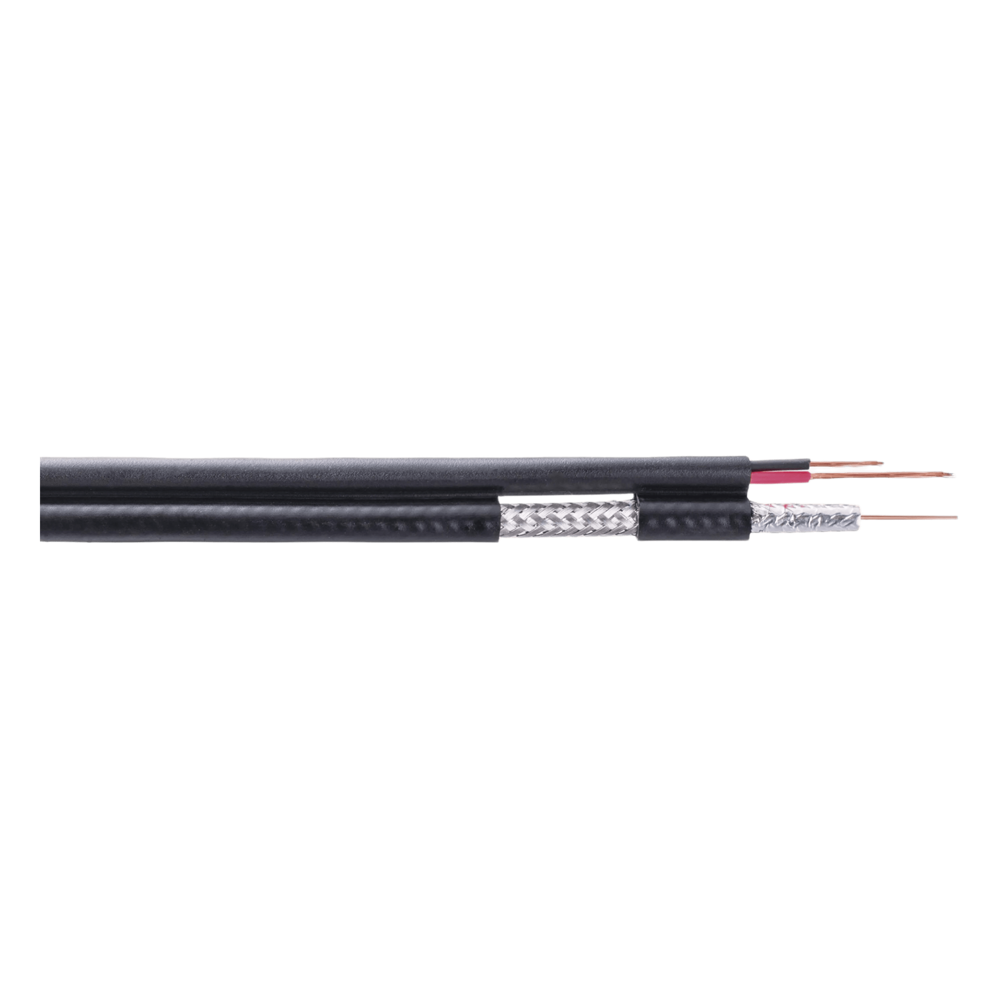 Cable Coaxial RG59 / 305 m (1000 ft) / CCS Siames / 75 Ohm / 60% Blindaje Aluminio / 2x20 AWG / Intemperie — LINKEDPRO BY EPCOM · SKU RG59-S-CCS