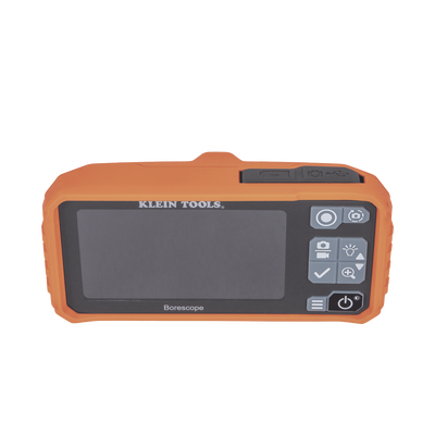 Cámara Boroscopio de Inspección 5.5mm 720p USB-C,  LCD 4.3" Color, Cuello de Cisne Nylon de 10' (3m) con Imán, Espejo, 6 LED´s. Batería Io-Li Recargable. Ideal en Electricidad, HVAC, Plomería y Aviación