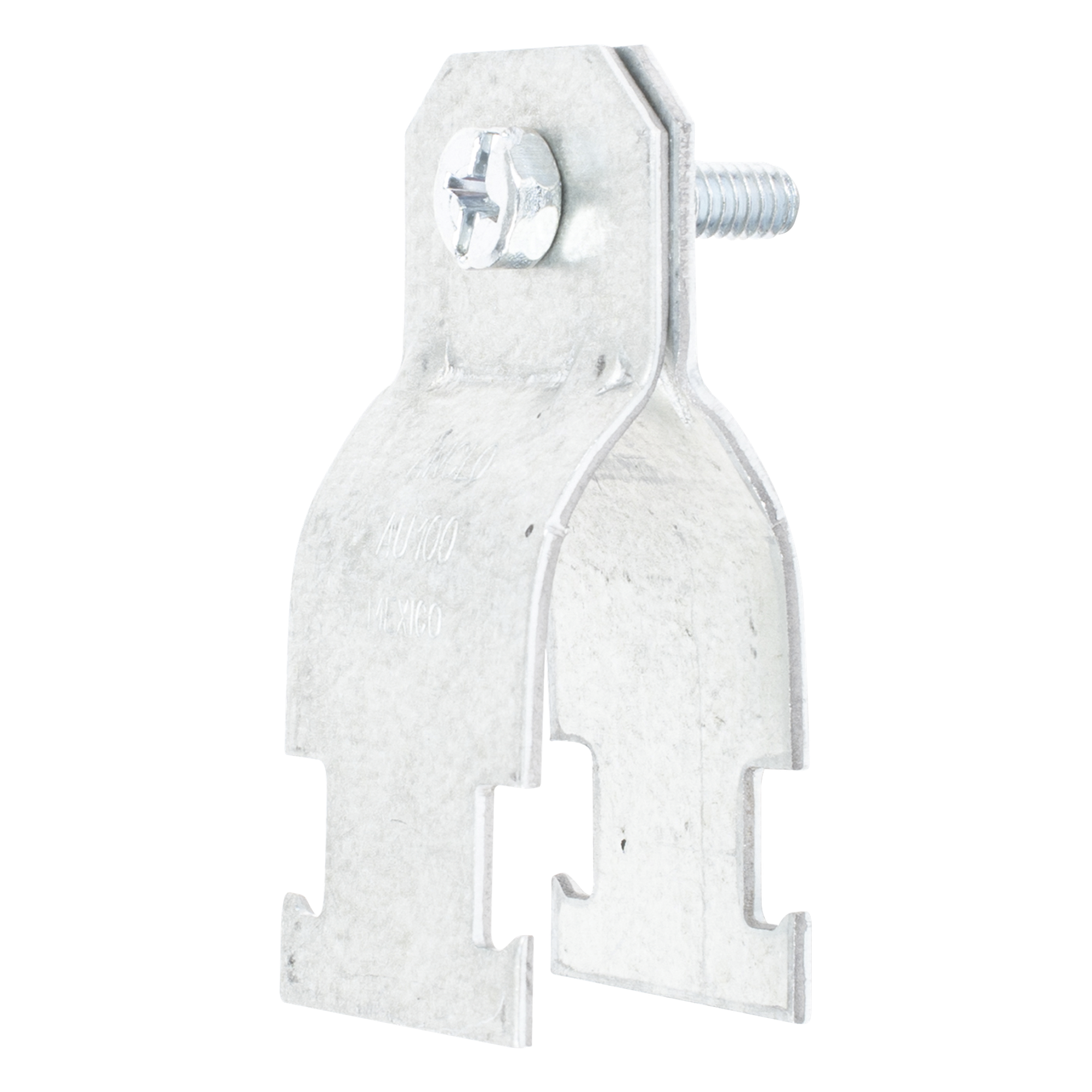 Abrazadera Unicanal / 1/2" (13 mm) / Calibre 18 / Conduit Pared Gruesa y PVC Rígido / Instalaciones Comerciales — ANCLO · SKU ANC-AE-12