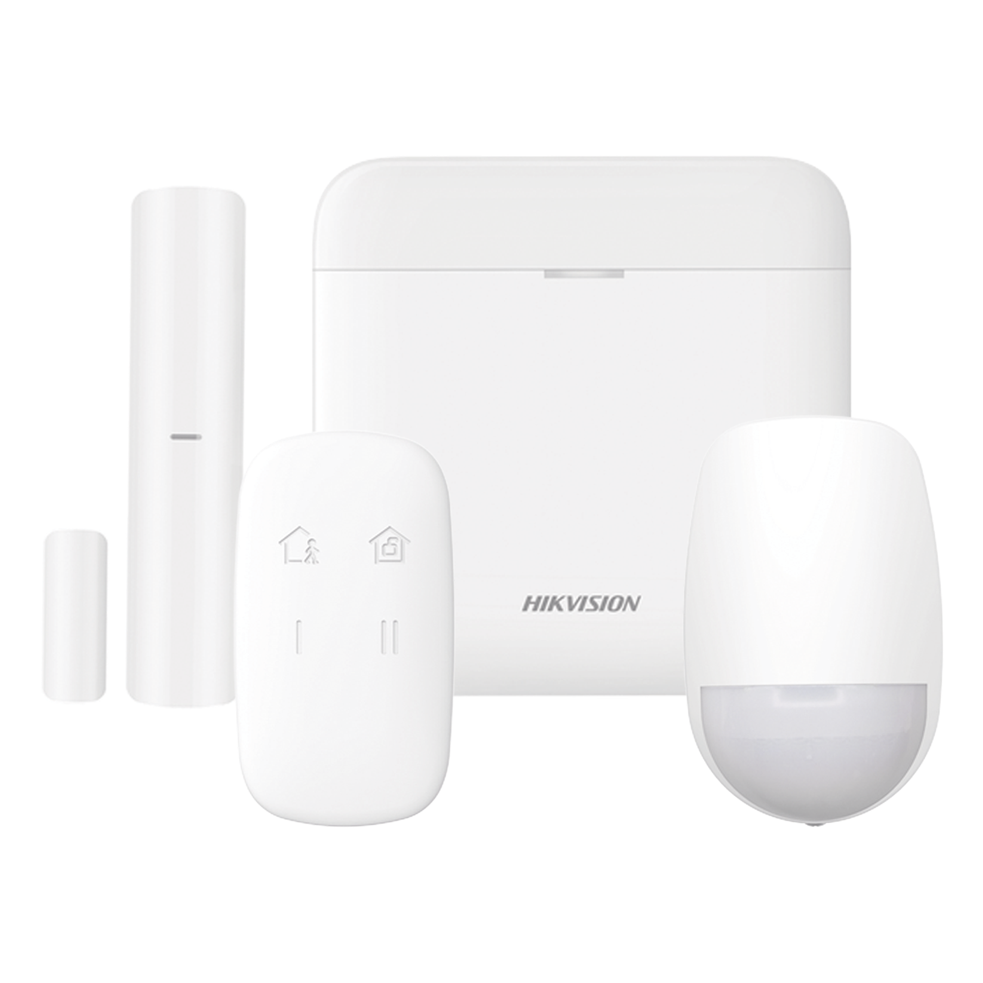 Kit de Alarma Inalámbrico / 48 Zonas / PIR con Cámara 640x480 / Comunicación 433 MHz Bidireccional / Batería de Respaldo / Wi-Fi — HIKVISION · SKU DS-PWA48-K