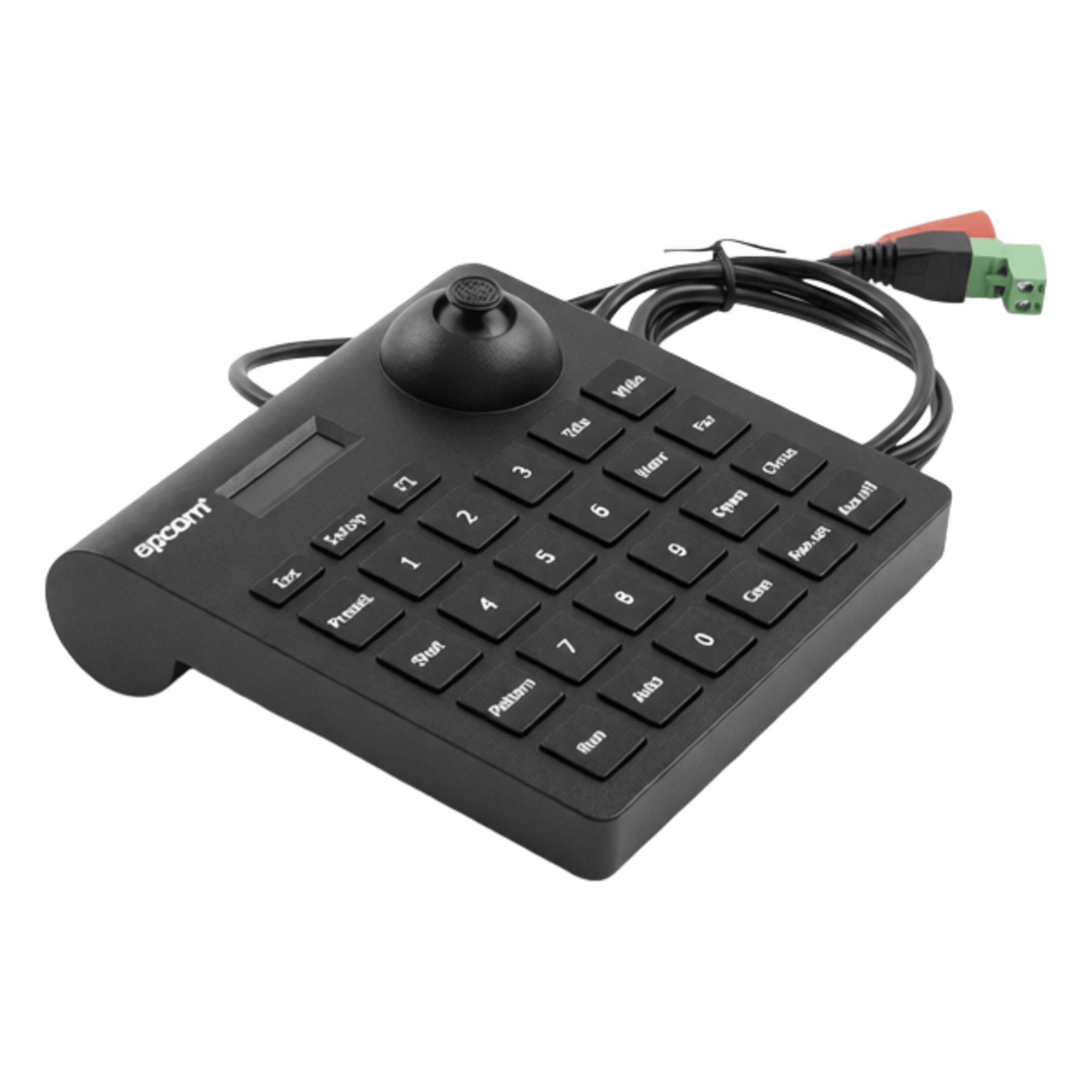 Mini Teclado Controlador PTZ / LCD / Joystick Multidireccional / RS-485 / 12VCC — EPCOM · SKU M-360K