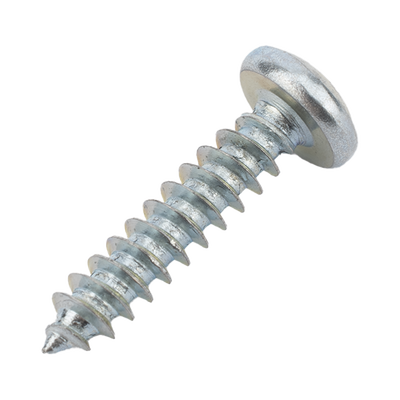 Paquete de 20 taquetes blancos  3/4" y 20 tornillos 8mm x 3/4" (1101-05002)