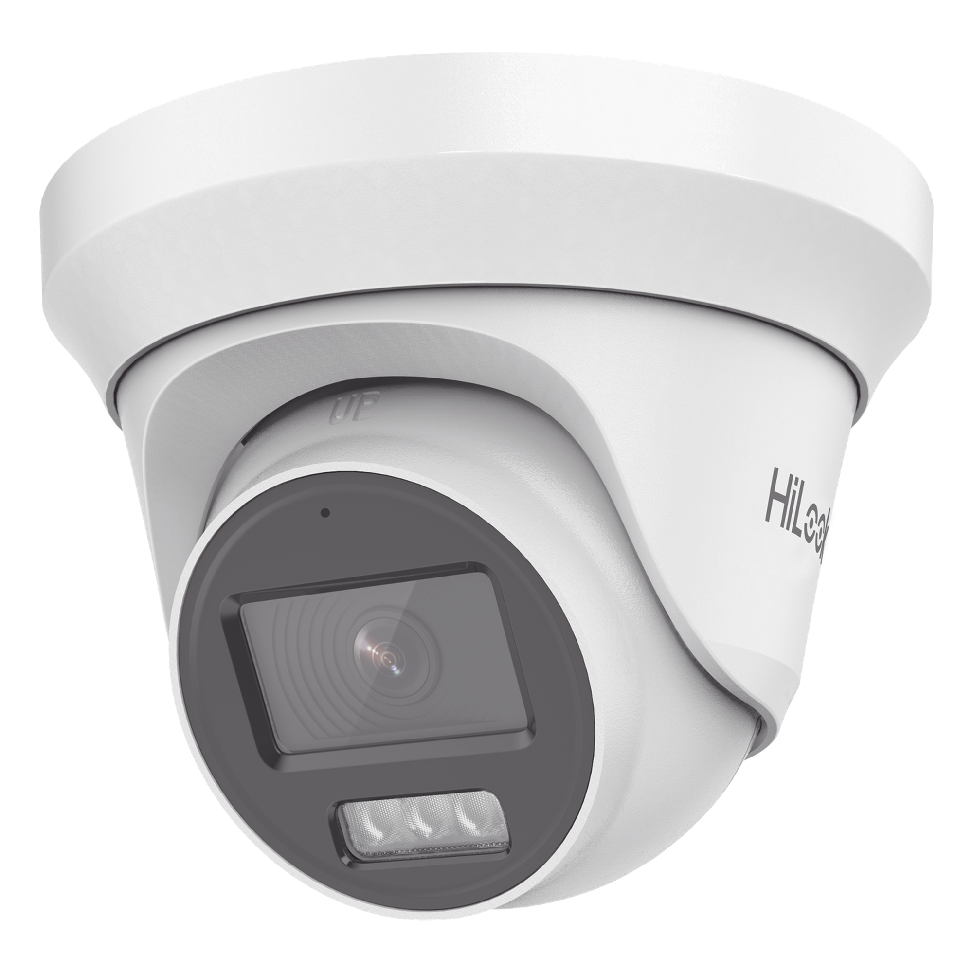 Cámara Turret TURBOHD / 5 Megapixel / Dual Light 40 m (131.2 ft) / Audio Bidireccional / IP67 / Lente 2.8 mm / Ángulo 112° — HiLook by HIKVISION · SKU THC-T257-LTS