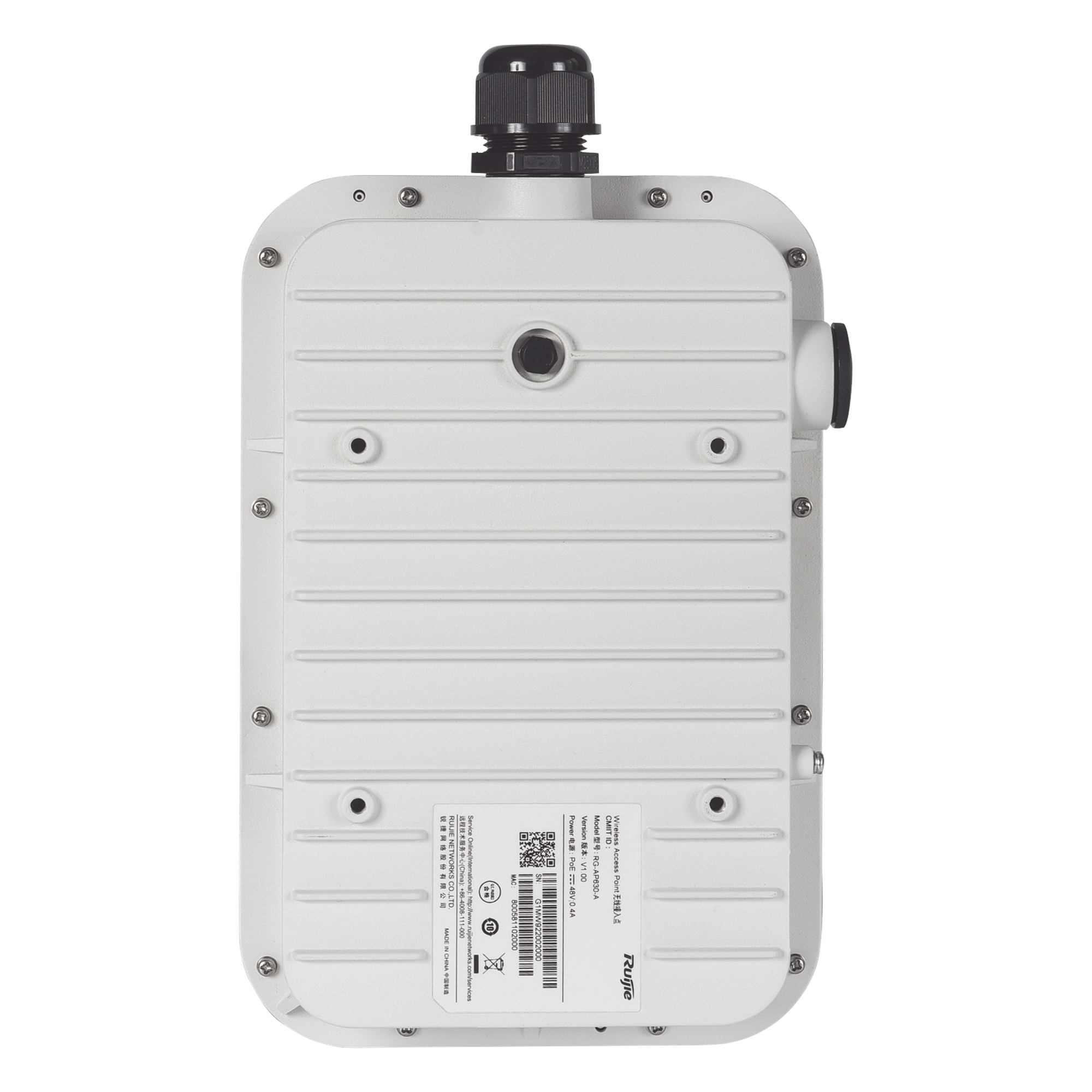 Punto de Acceso Wi-Fi 6 / Sectorial 60° / Hasta 1775 Mbps / Dual Banda 2.4/5 GHz / PoE + SFP Uplink / IP68