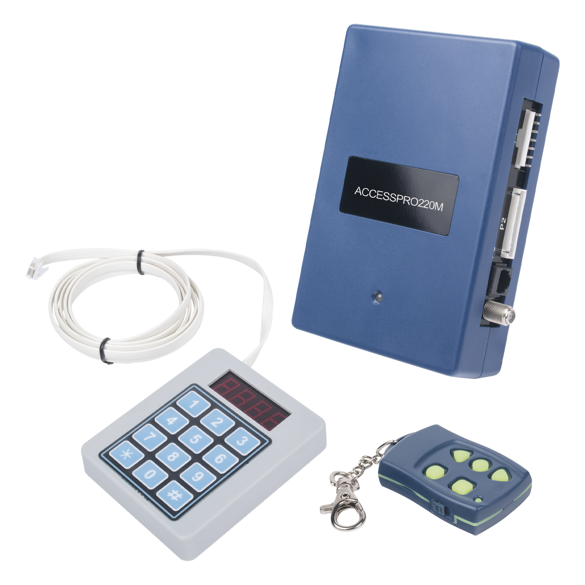 Receptor Inalámbrico Universal / 433 MHz / 2 Relevadores / 1600 Usuarios / 30 m / 98 ft / -10 a 50°C — ACCESSPRO · SKU ACCESSPRO220