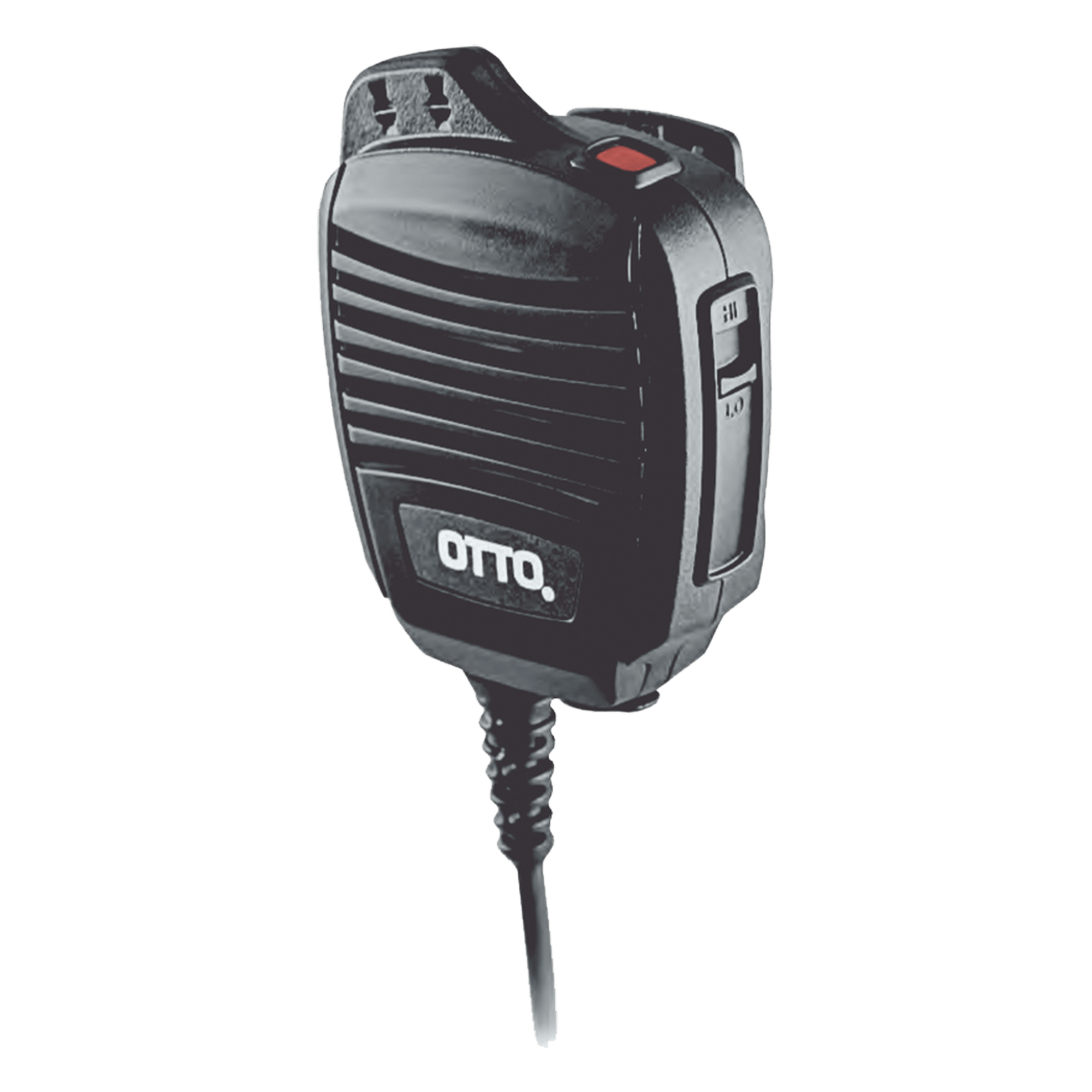 Micrófono-Bocina para Radio Portátil / Cancelación de Ruido / Sumergible IP68 / PTT 1 Millón Ciclos / Control de Volumen / Jack 3.5 mm — OTTO · SKU V2-R2KB5112