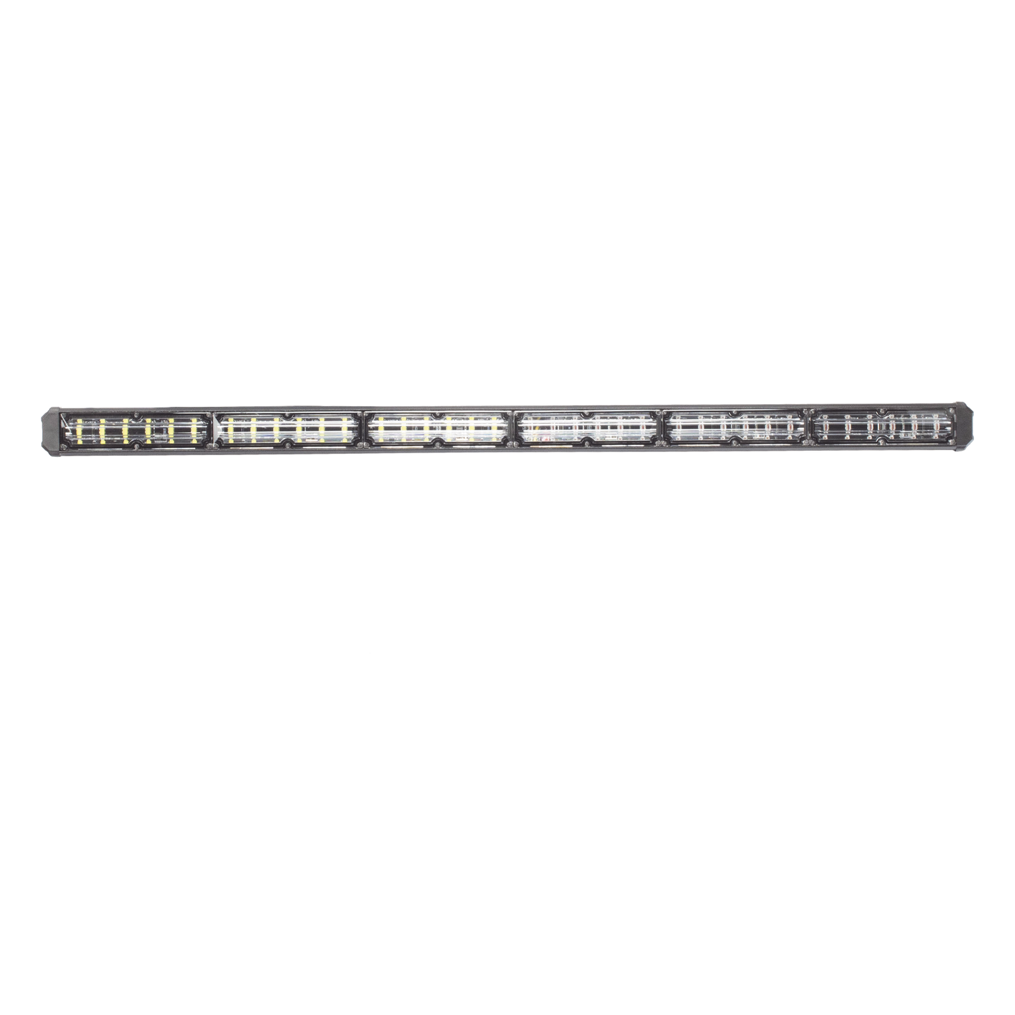 Barra de Luz de Advertencia / 6 Módulos / 24 LED Gen III / 30 Pulgadas (762 mm) / Roja / 10-30 VDC / 18 Patrones de Destello — EPCOM INDUSTRIAL SIGNALING · SKU XLT2136R