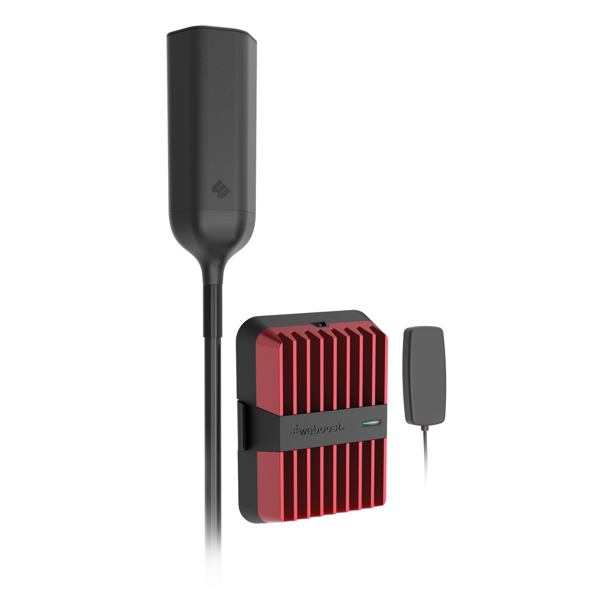 Amplificador de Señal Celular / 4G, 3G, VoLTE y Voz / Multiusuario / Multioperador / Alcance Extendido 74% / Antena OTR Omnidireccional / Tractocamión y Pick-up Pesado — WILSONPRO / WEBOOST · SKU 532-154