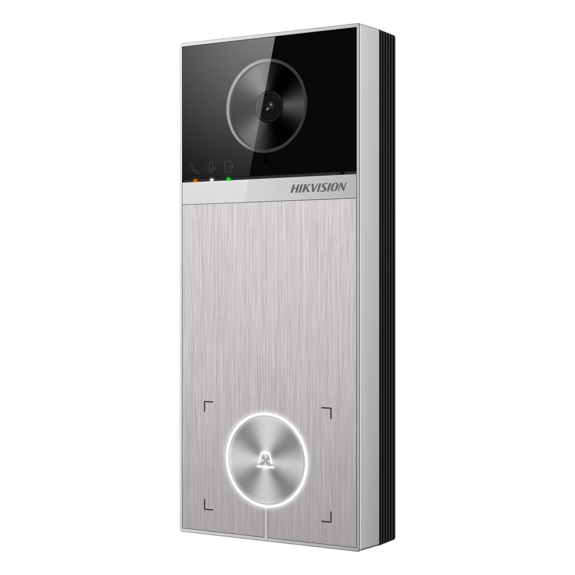 Videoportero IP / 4 Megapixel / Ángulo de Visión 150° / Control de 2 Cerraduras / Detección de Sonidos / PoE / IP65 — HIKVISION · SKU DS-KV6114-ME1