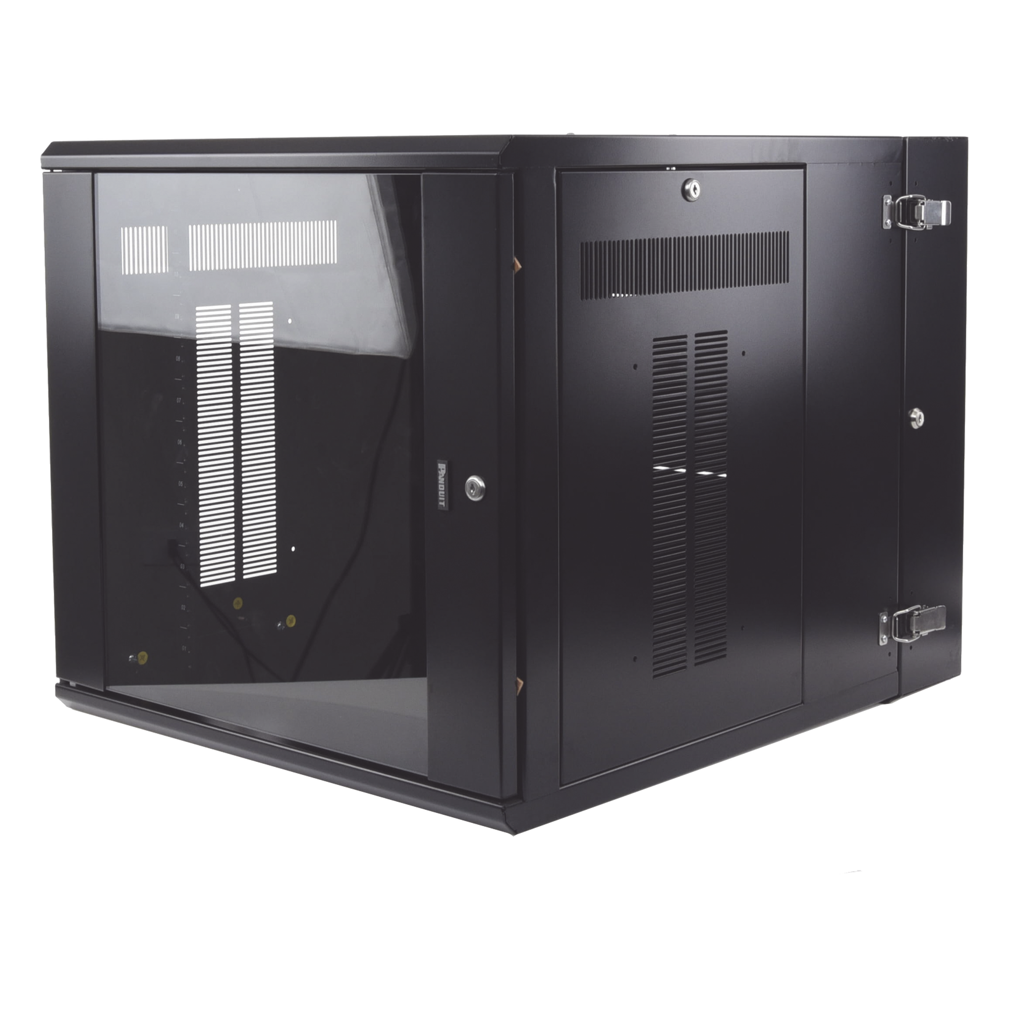 Gabinete de Montaje en Pared / 12 UR / 19in / 762mm (2.5 ft) Profundidad / Ventana de Seguridad / Acero