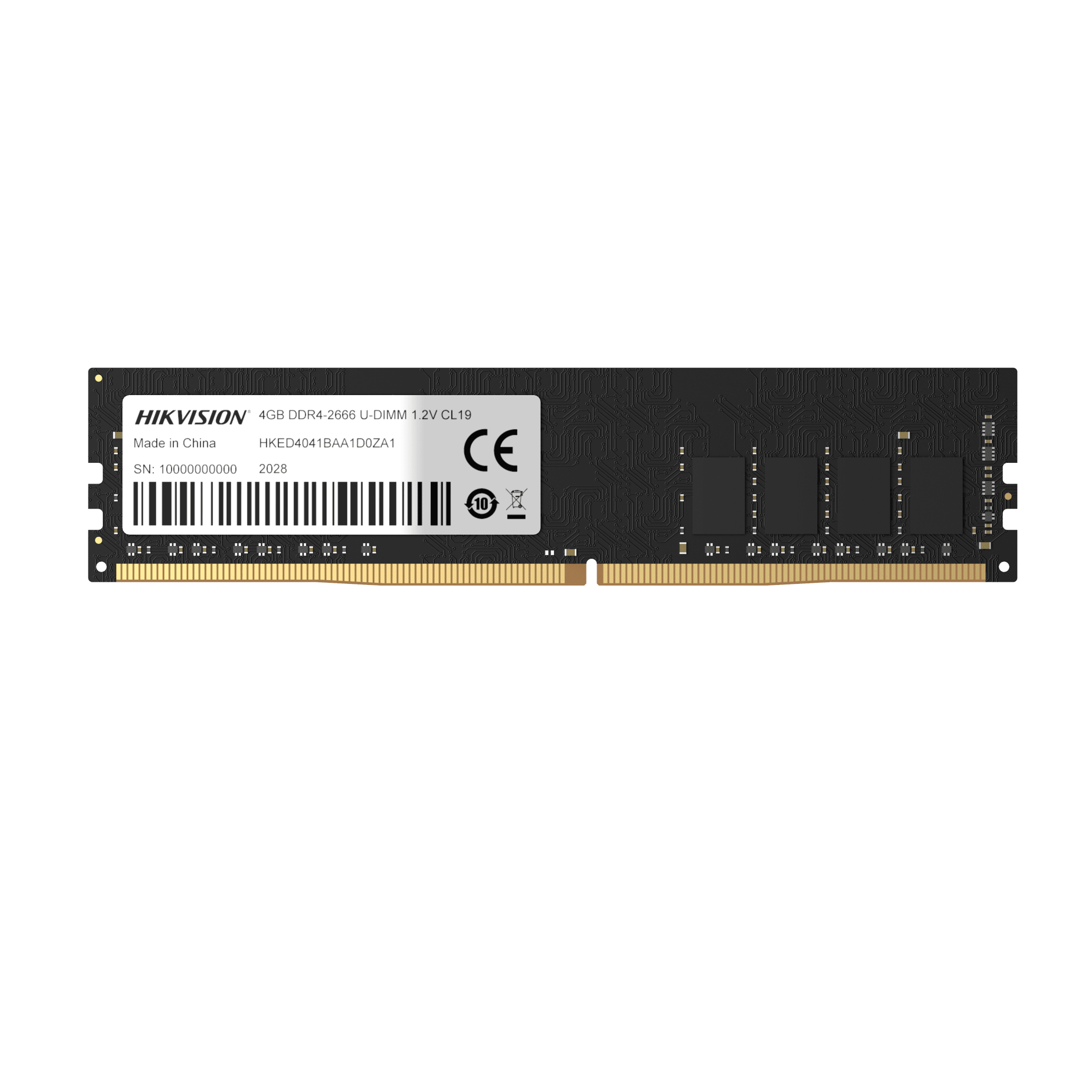 Módulo de Memoria RAM DDR4 de 8 GB / 3200 MHz / Para Equipo de Rack o Escritorio / UDIMM 