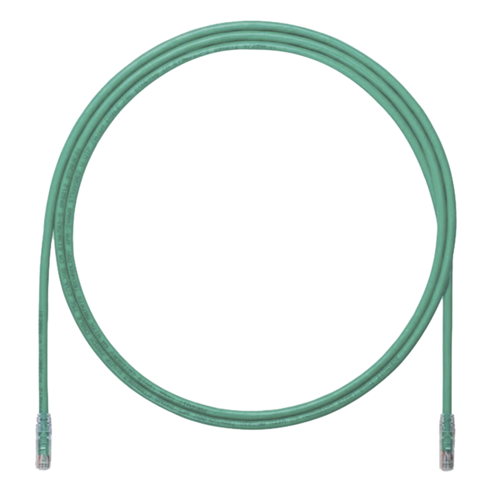 Cable de Parcheo UTP / Cat6A / 24 AWG / CM / Verde / 0.91 m (3 ft) — PANDUIT · SKU UTP6AX3GR