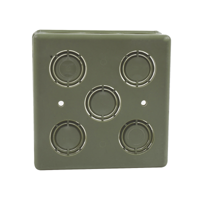  Caja Cuadrada  de 1/2" - 3/4" para PVC Conduti Pesado. 