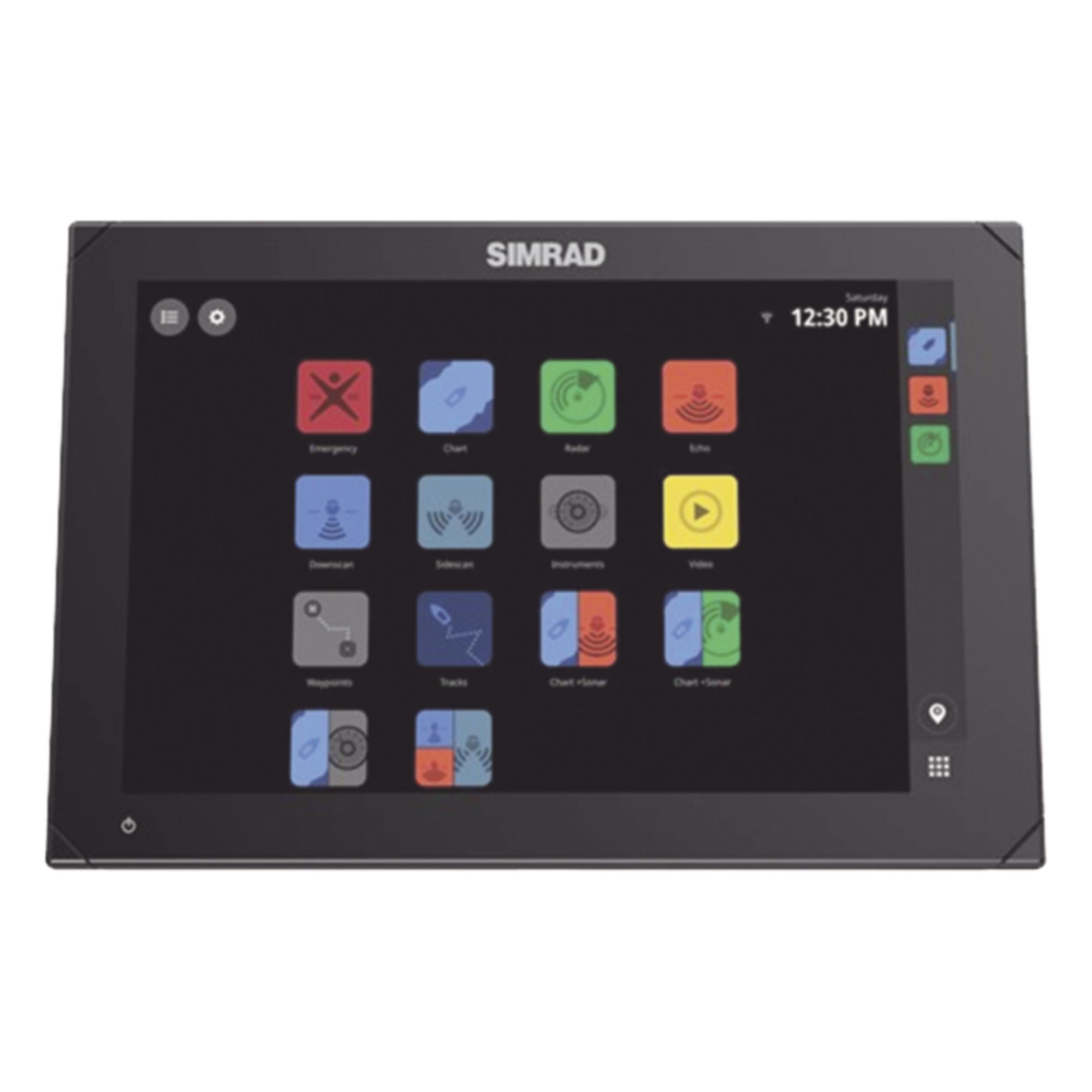Pantalla de Navegación / 12 pulgadas / SolarMAX IPS HD / Integración Mercury SmartCraft / Compatibilidad Radar HALO / Red NMEA 2000 / Ethernet y USB