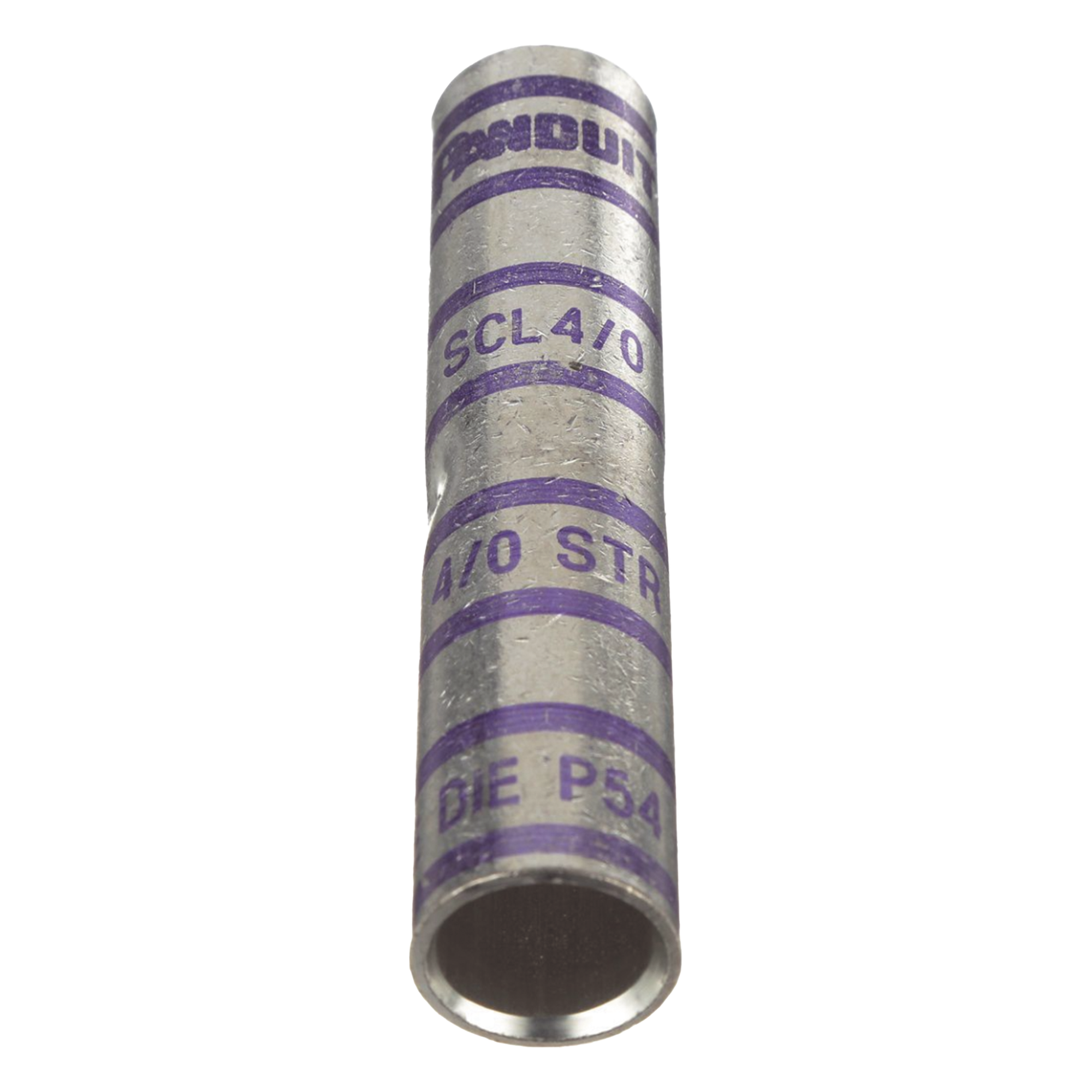 Empalme de Compresión a Tope / Barril Largo de Cobre / Cable 4/0 AWG / 1 Pieza — PANDUIT · SKU SCL4/0-X