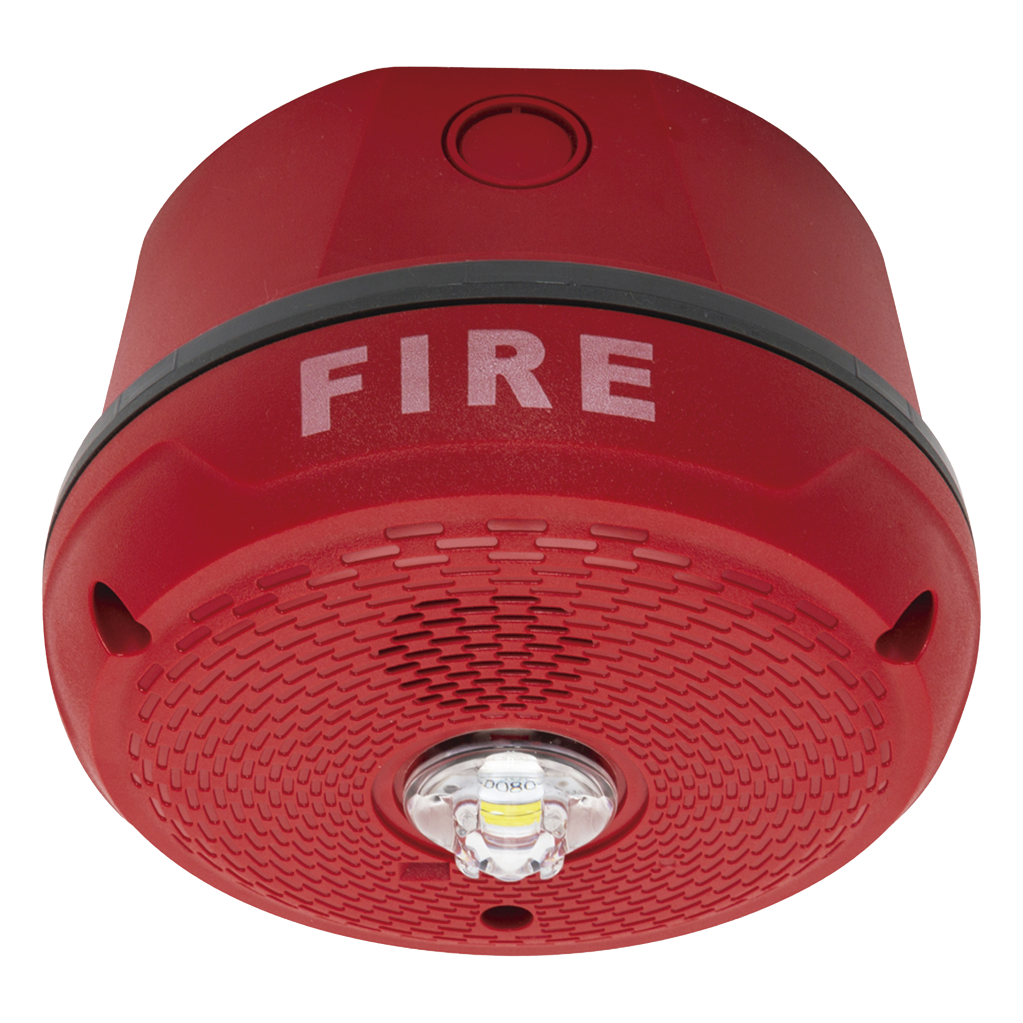 Sirena con Estroboscópico LED / Montaje en Techo / Nivel de Candelas Seleccionable / 2 Cables / Uso Exterior / Diseño de Baja Intrusión — SYSTEM SENSOR · SKU PC2RKLED