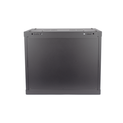 Gabinete para Montaje en Pared - Piso / Puerta de Cristal Templado / Cuerpo Fijo / 9 Unidades de Rack / 19" / Fabricado en Acero