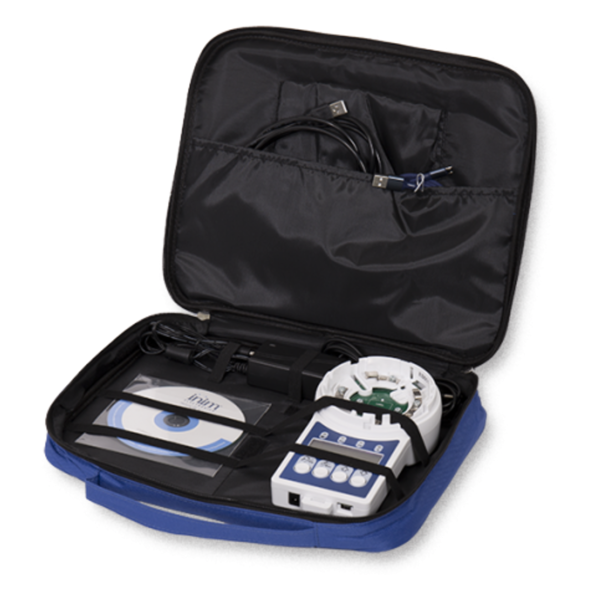 Kit de Configuración y Diagnóstico para Detección de Incendios / Programador LCD Gráfico 96x32 / Mapeo Automático de Bucles / Tecnología Versa++ / 200 Dispositivos por Bucle / Baterías LiFePO Recargables — INIM ELECTRONICS · SKU EITK2000