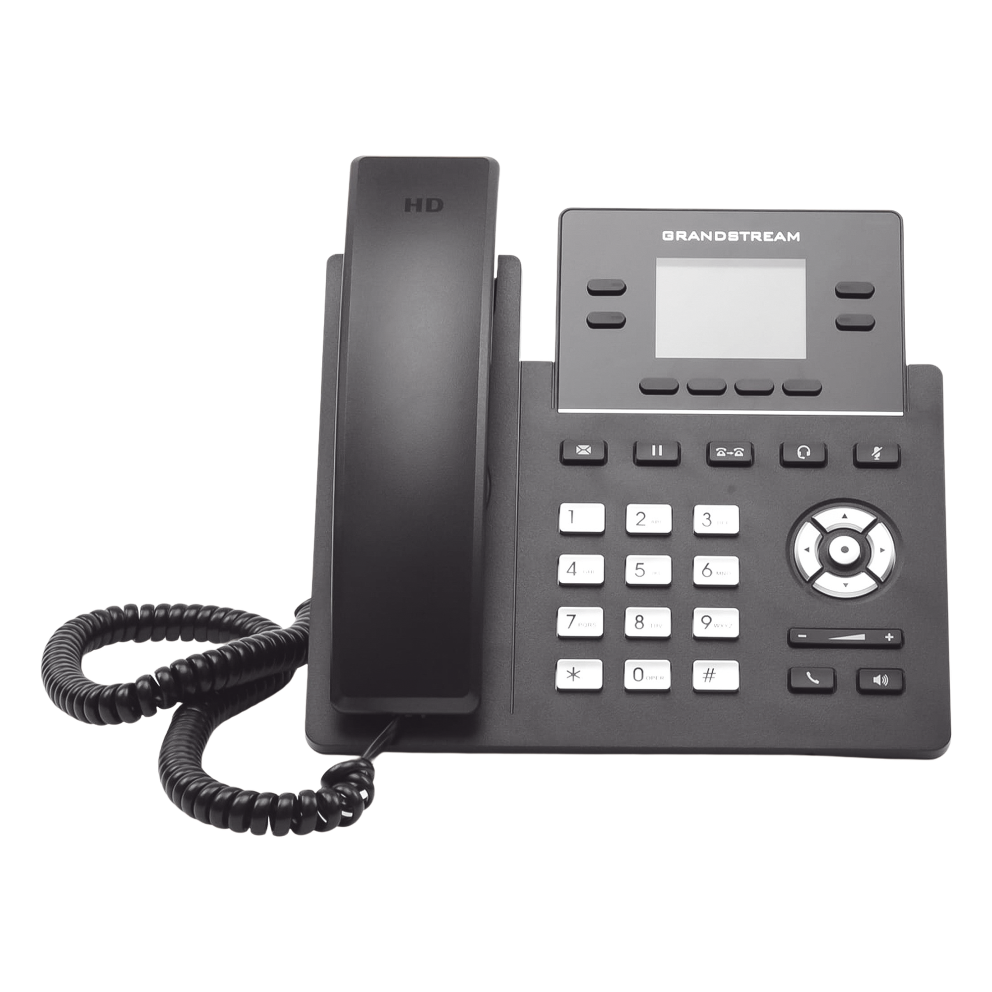 Teléfono IP Wi-Fi / 4 Líneas SIP / 2 Cuentas / Pantalla 2.4" / Wi-Fi 5 Dual Band / Audio HD Opus — GRANDSTREAM · SKU GRP-2612W