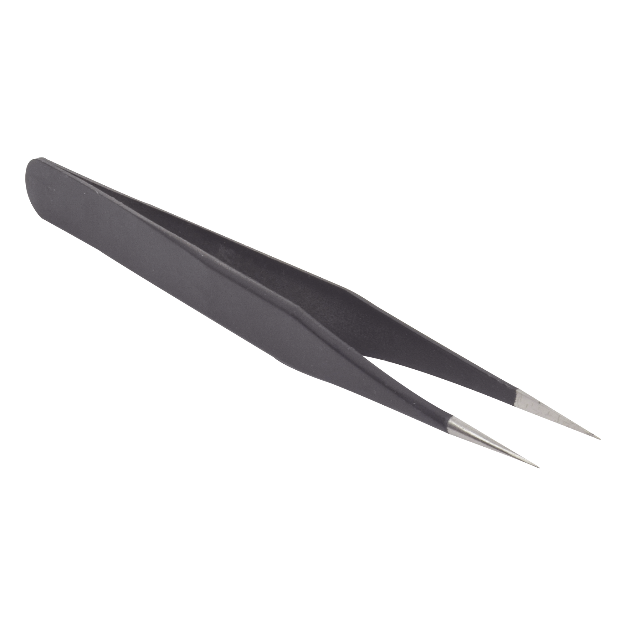 Pinzas Antiestáticas / Acero Inoxidable / Recubrimiento ESD / Mango Ancho / Punta Afilada / 12.3 cm (4.8 in) / 17 g — EPCOM POWERLINE · SKU EPTP6