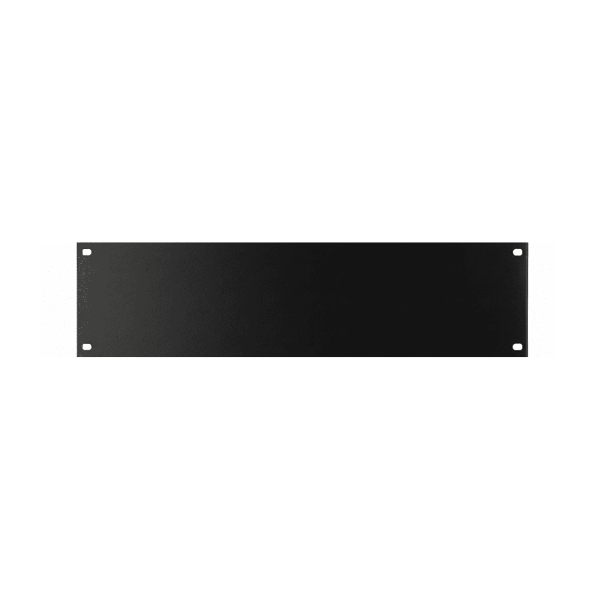 Tapa Ciega para Rack de 19 Pulgadas, 2 UR, Acero Negro