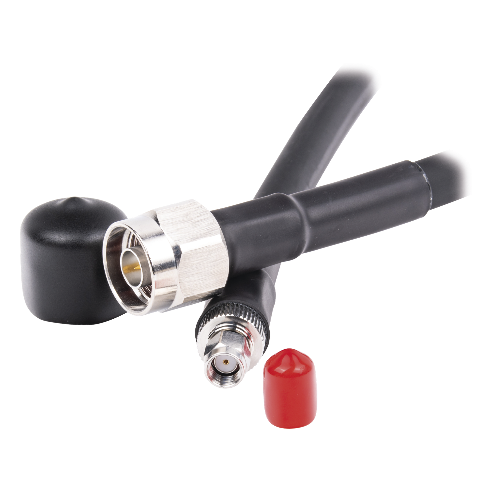 Jumper de Baja Pérdida / 0-7 GHz / 60 cm (1.97 ft) / SMA Macho Inverso a N-Macho / Doble Blindaje / Ultra Flexible — LINKEDPRO BY EPCOM · SKU LP-SMRPNM-60-V2