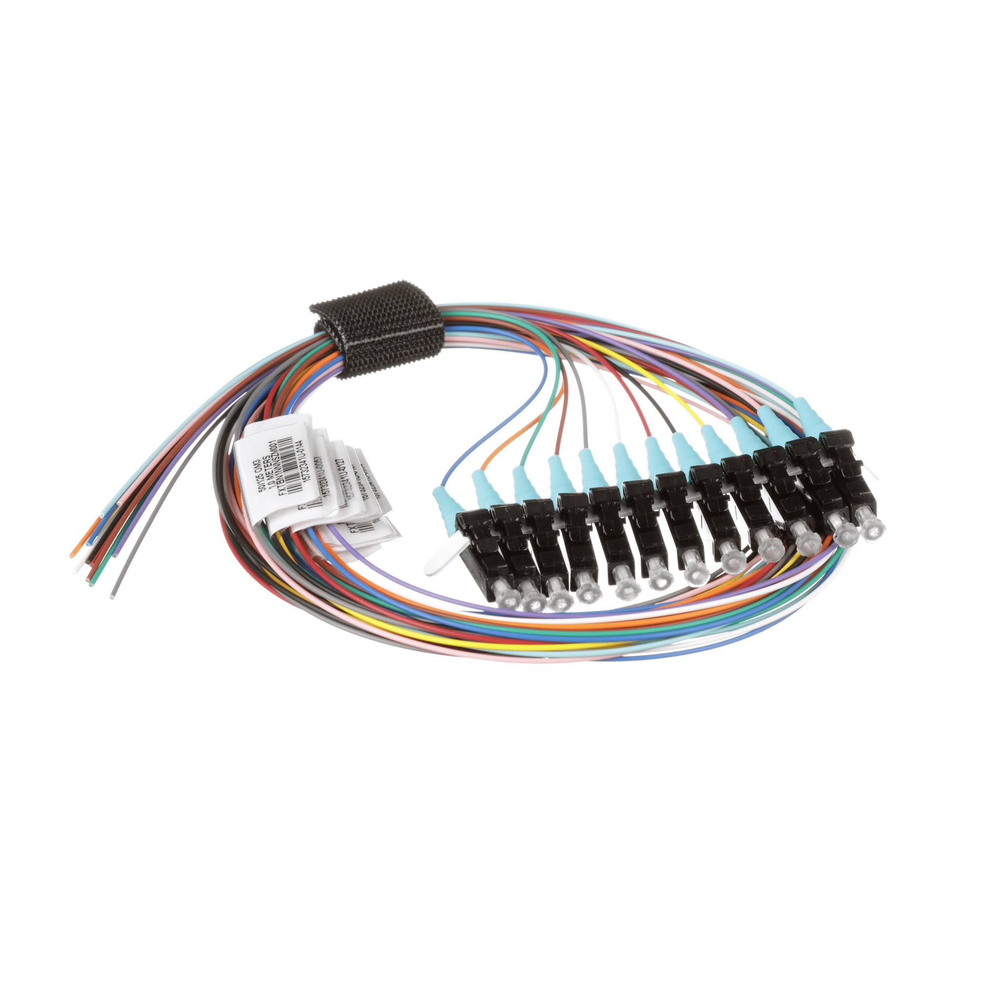 Kit Pigtails / Conector LC / Multimodo OM3 50/125 / 900µm / 1 m (3.28 ft) / 12 unidades — PANDUIT · SKU FXTBN1NNNSZM001