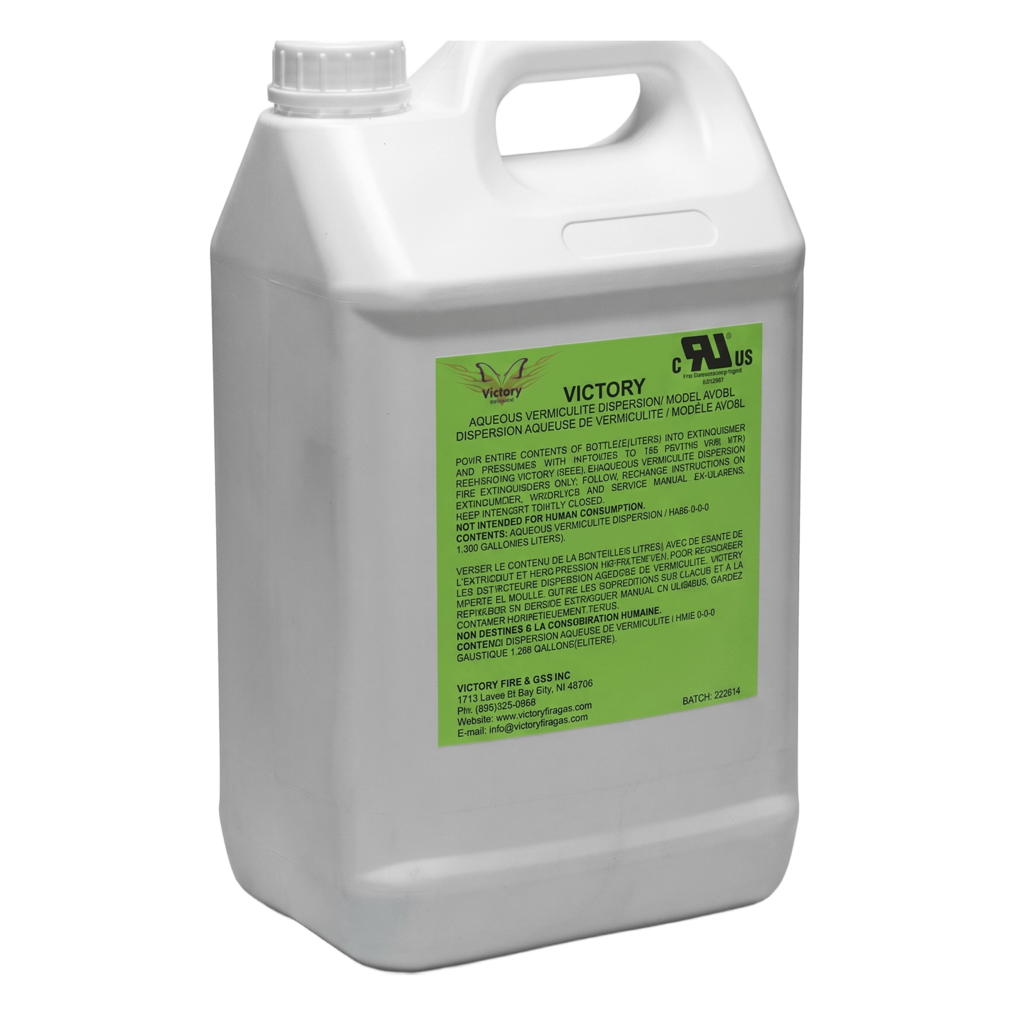 Bidón de Recarga de Agente Líquido / 6 L (1.6 gal) / Clase K / Compatible WC6L / Certificación UL EX 26669 — VICTORY · SKU LATM004