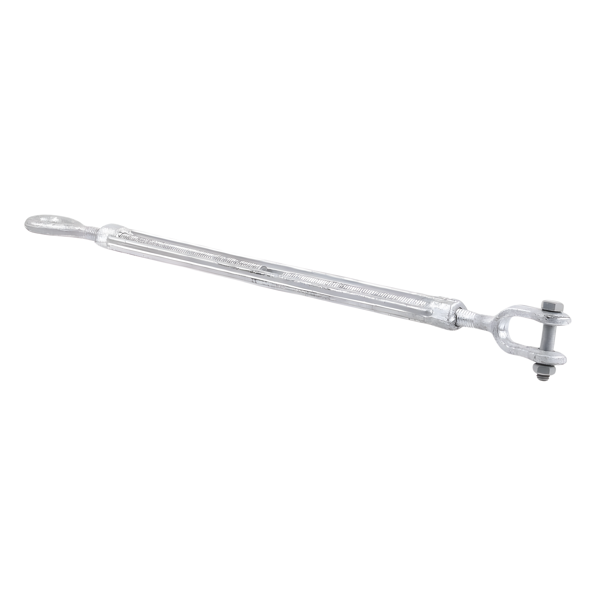 Tensor Ojo-Quijada / Acero Forjado / 1/2" x 12" / Galvanizado Inmersión en Caliente / Carga 2200 lbs