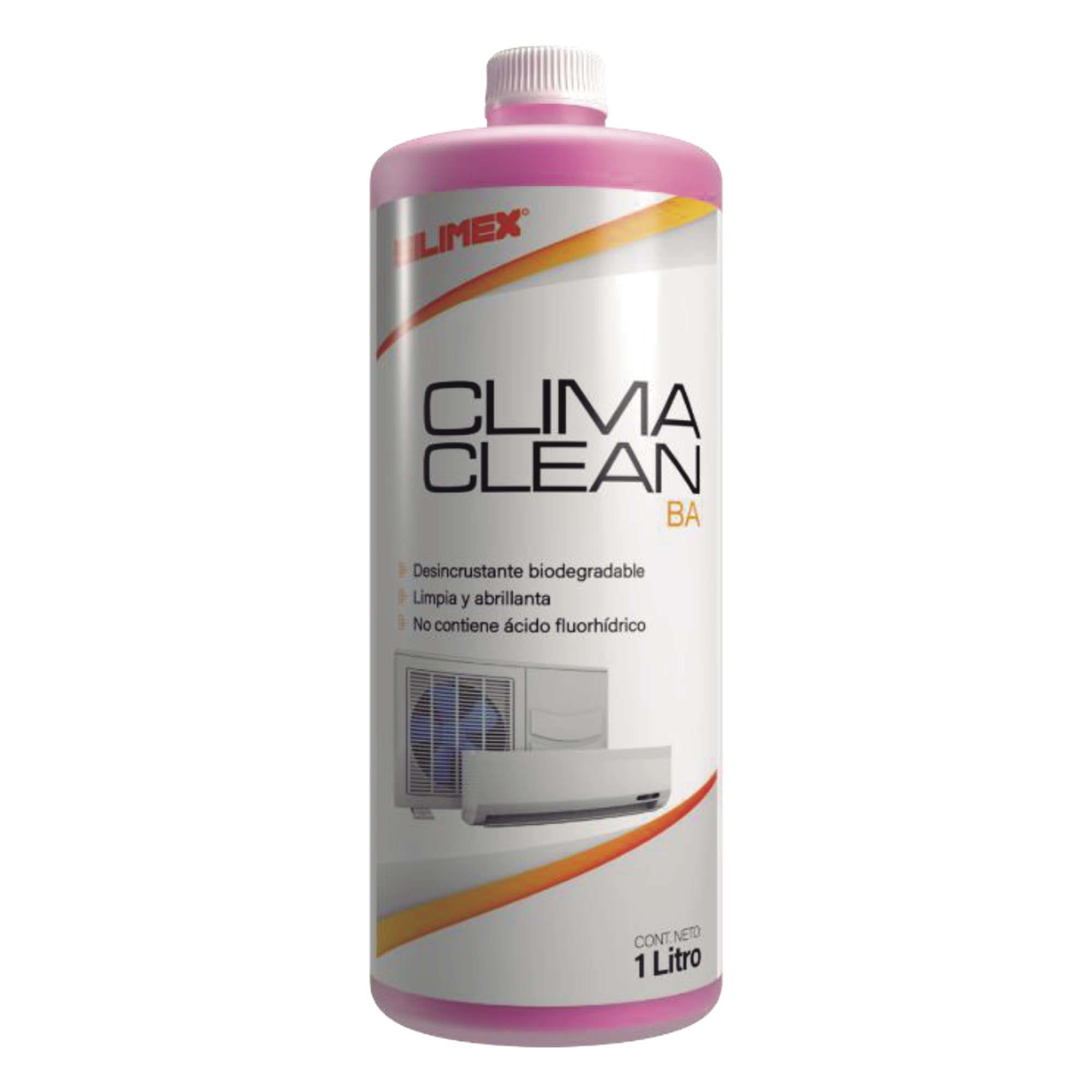 Limpiador Espumoso / Biodegradable / Base Agua / Serpentines Minisplit / Eficiencia Energética — SILIMEX · SKU CLIMA-CLEAN-BA