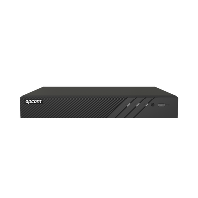 DVR 4 Canales TURBOHD + 2 Canales IP / 8 Megapixel (4K) / Audio Bidireccional por Coaxitron / ACUSENSE / Reconocimiento Facial / 1 Bahía de Disco Duro / Salida de Video en Full HD / H.265+